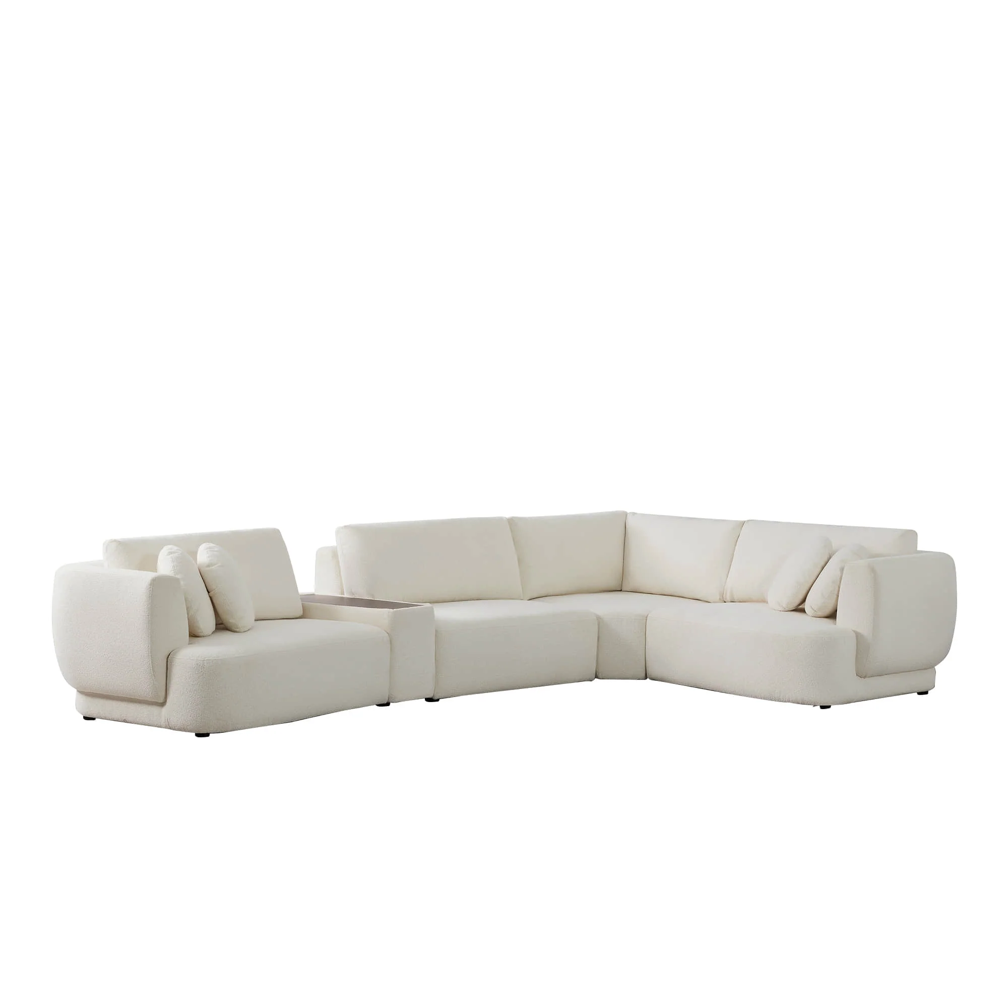 Grace 4-Seat Modular Curved Sofa – Generously Sized Design - Image 30