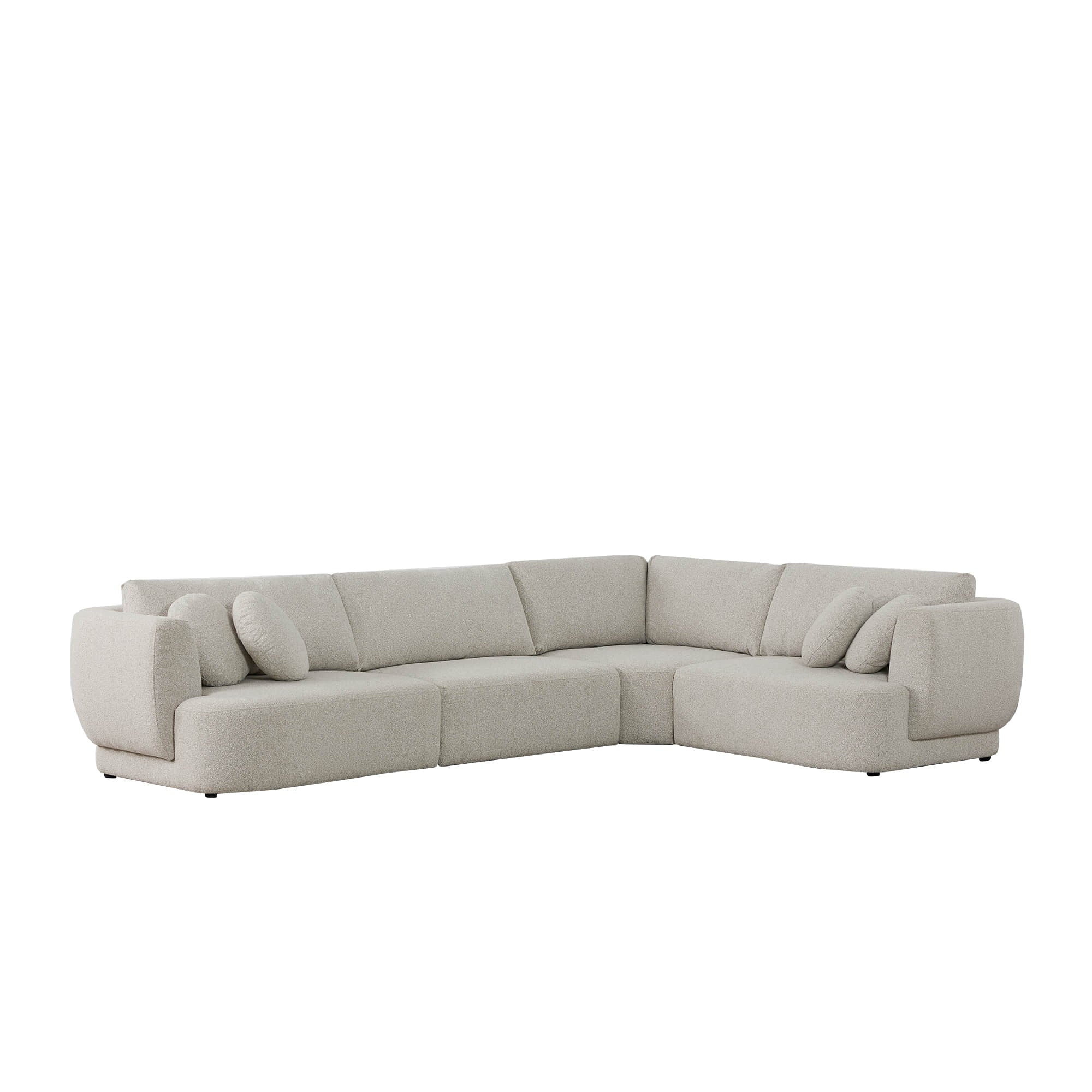 Grace 4-Seat Modular Curved Sofa – Generously Sized Design - Image 63