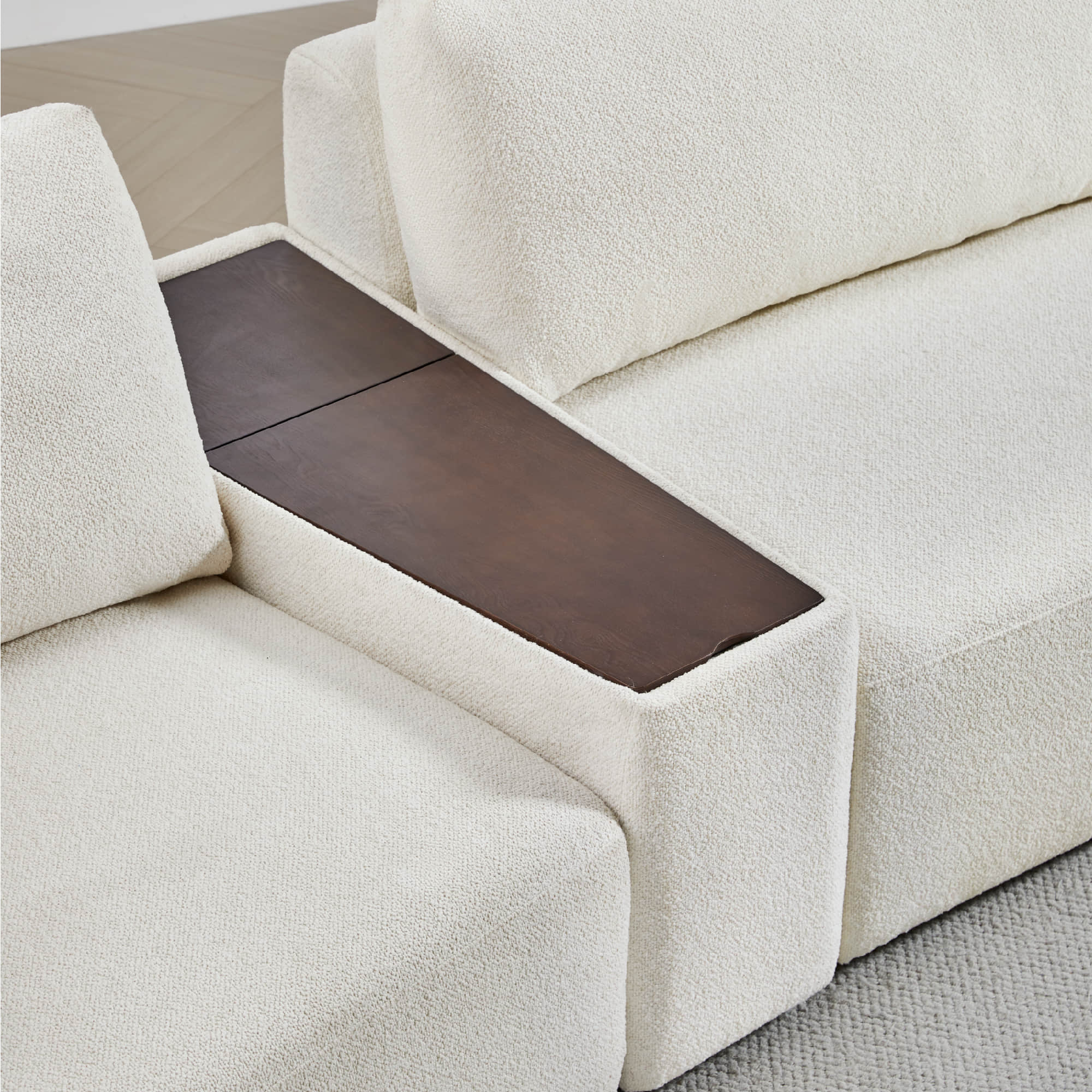 Grace 2-Seat Modular Curved Sofa – Generously Sized Design - Image 18