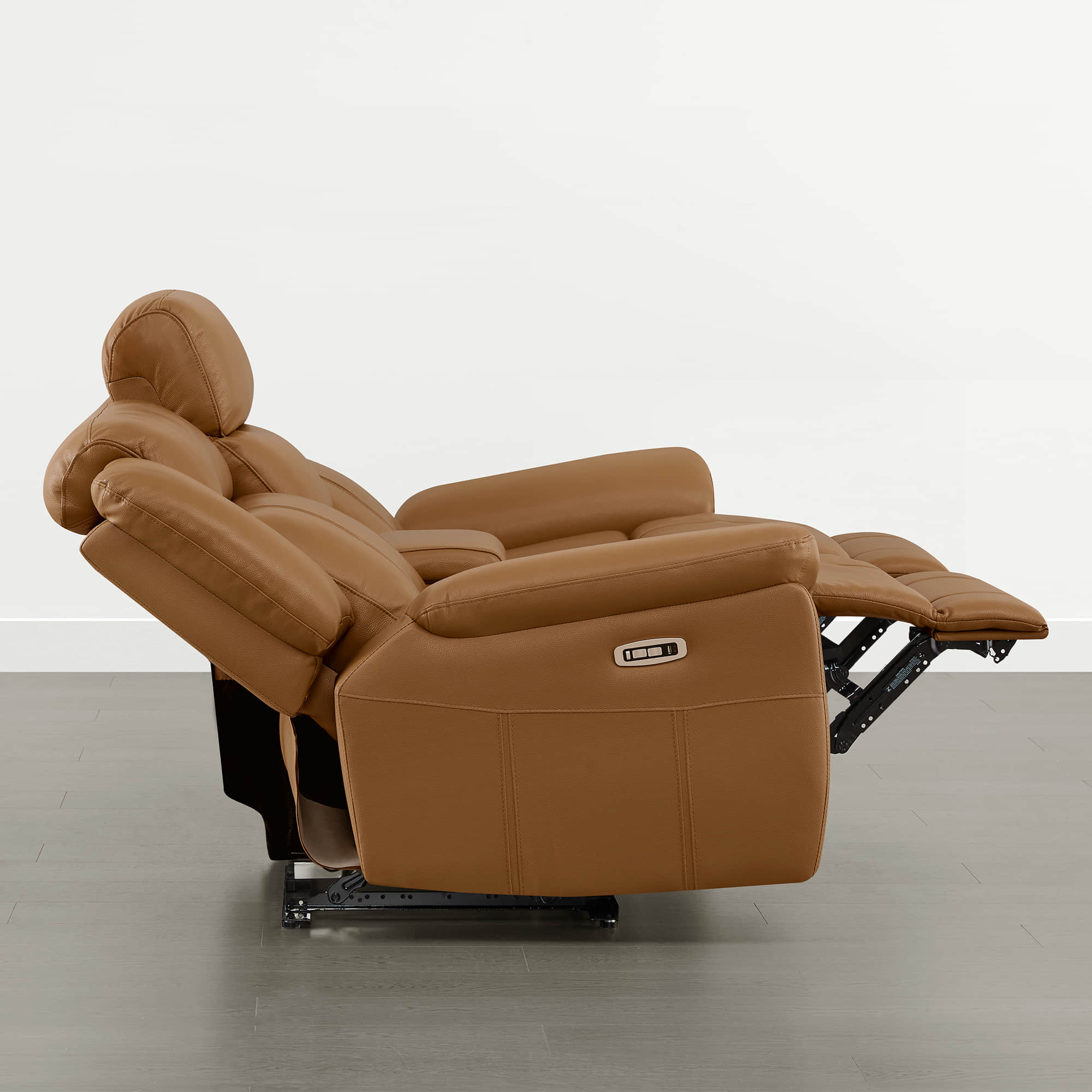Grady Genuine Leather Power Reclining Sofa with Flip-Down Tabletop - Image 25
