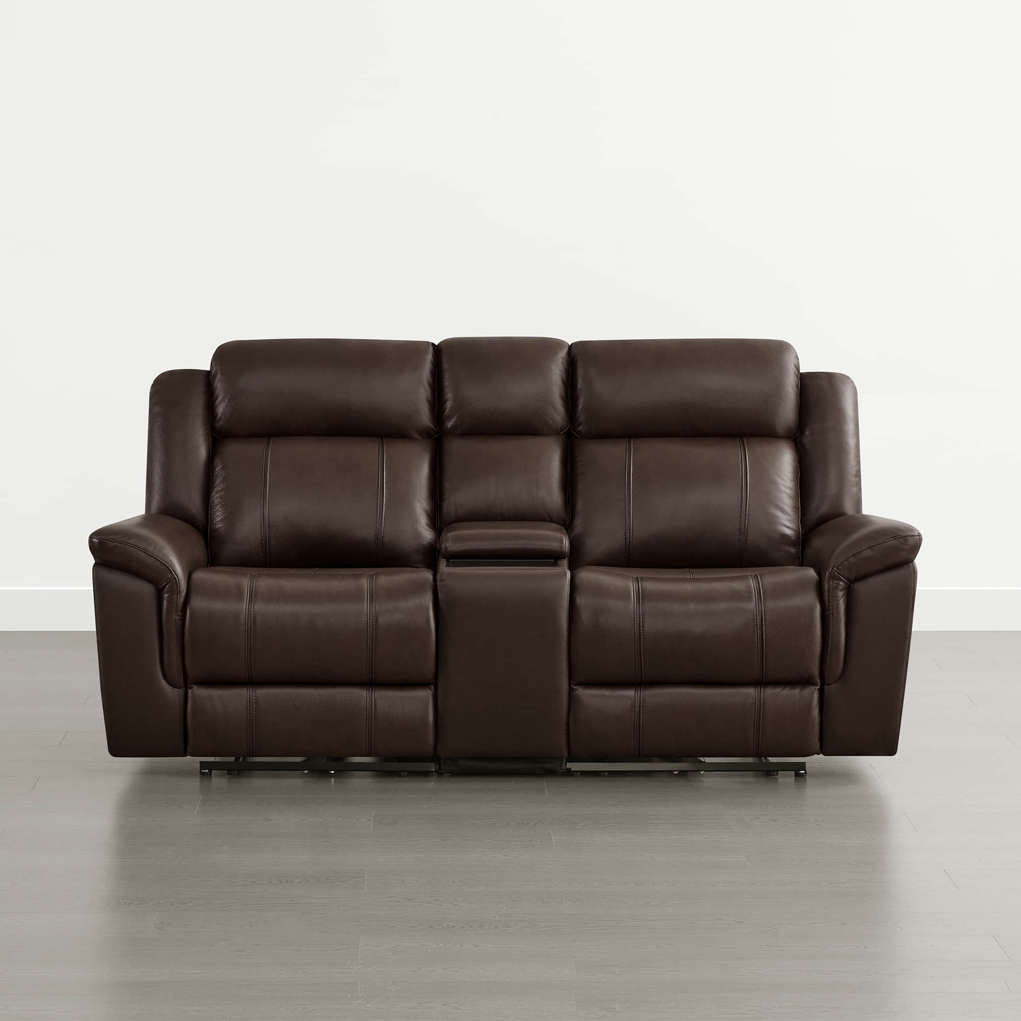 Grady Genuine Leather Power Reclining Sofa with Flip-Down Tabletop - Image 57