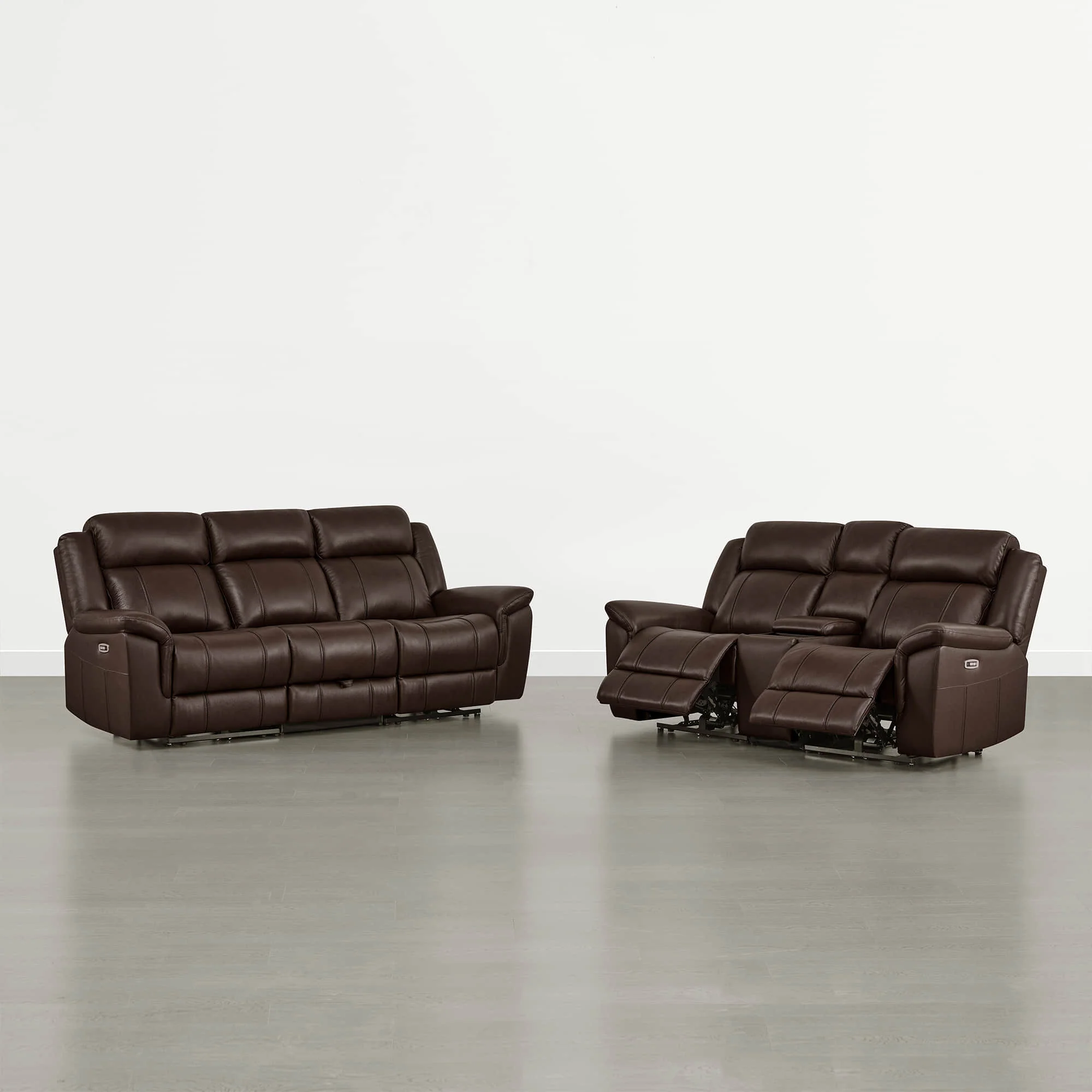 Grady Genuine Leather Power Reclining Sofa with Flip-Down Tabletop - Image 83