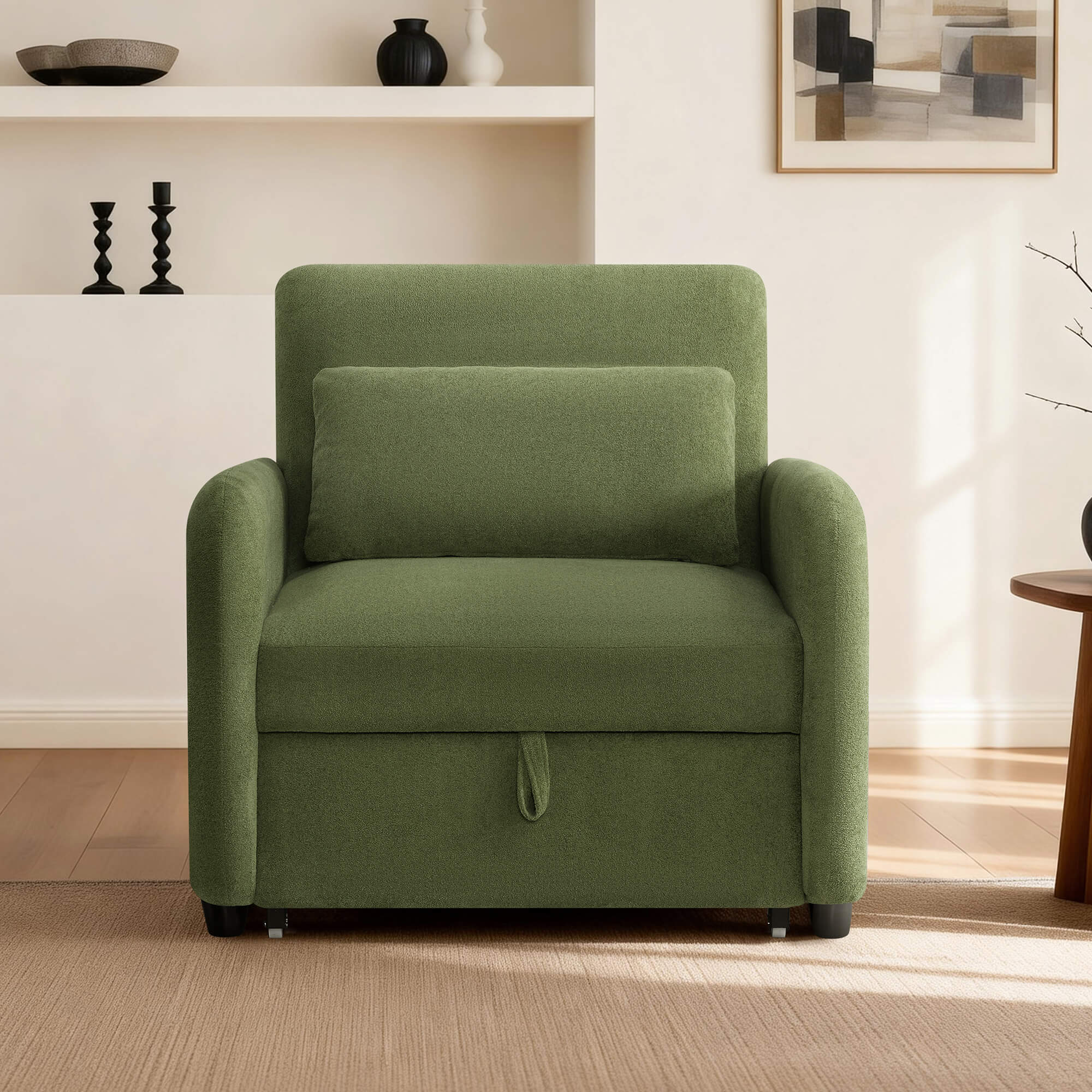 Greer Stylish Convertible Sleeper Chair - Image 13