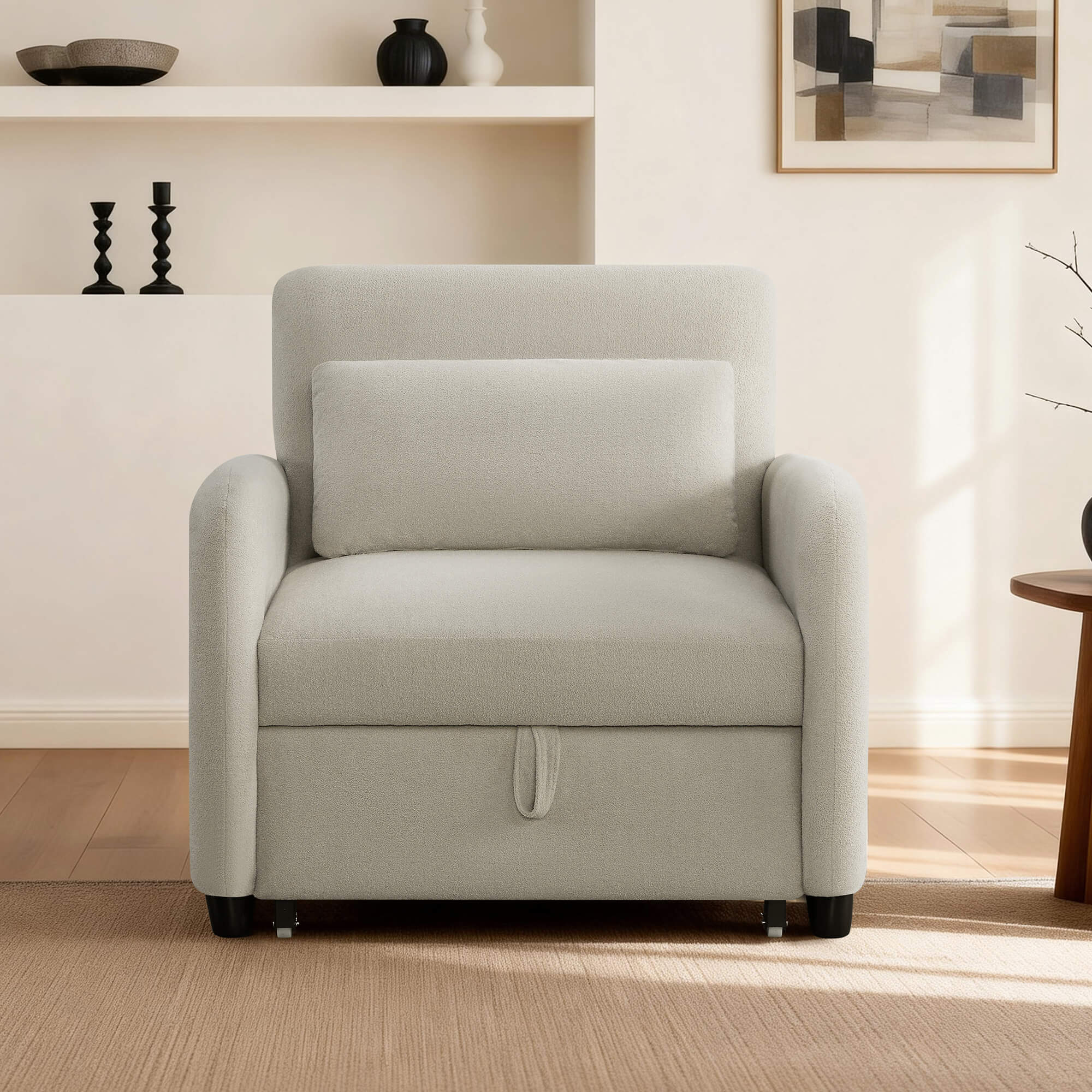 Greer Stylish Convertible Sleeper Chair - Image 6