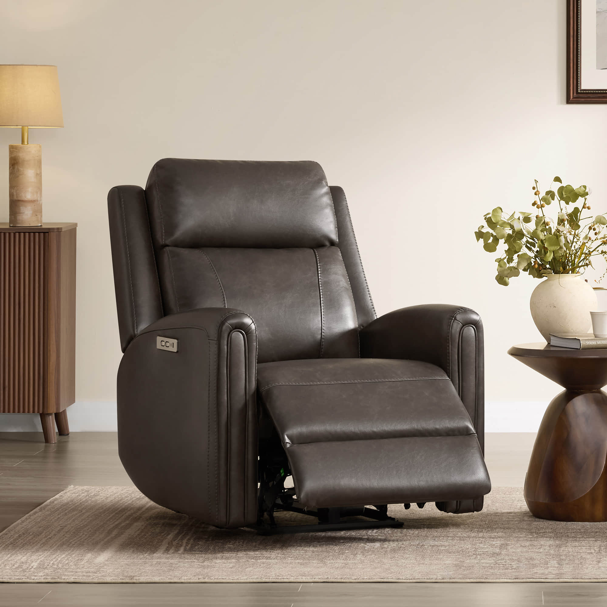 Hadley Modern Zero Wall-hugger Power Recliner - Image 8