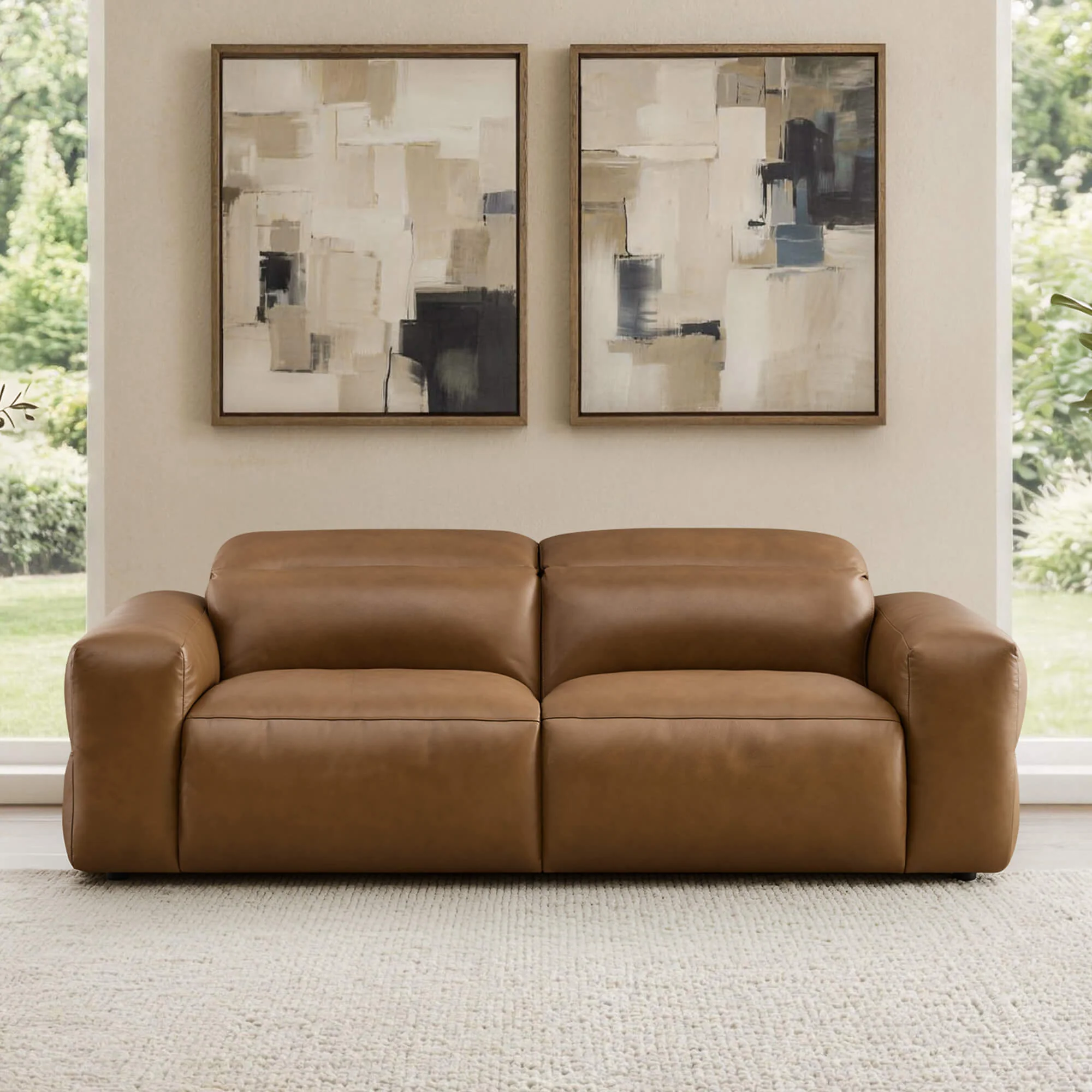 Haley Buttery-Soft 2-Seat Modular Power Reclining Sofa with Power Headrests - Image 3