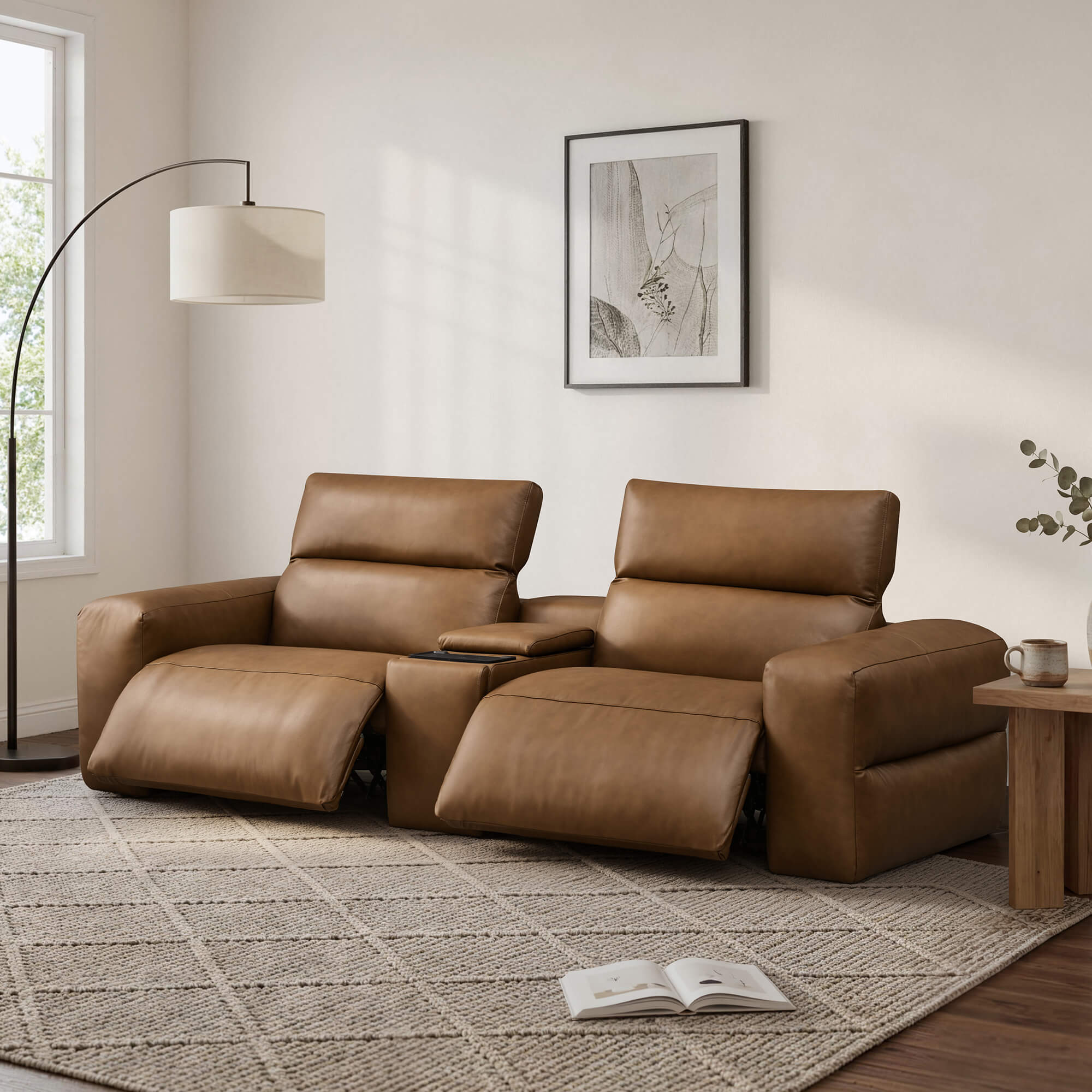 Haley Buttery-Soft 2-Seat Modular Power Reclining Sofa with Power Headrests - Image 46