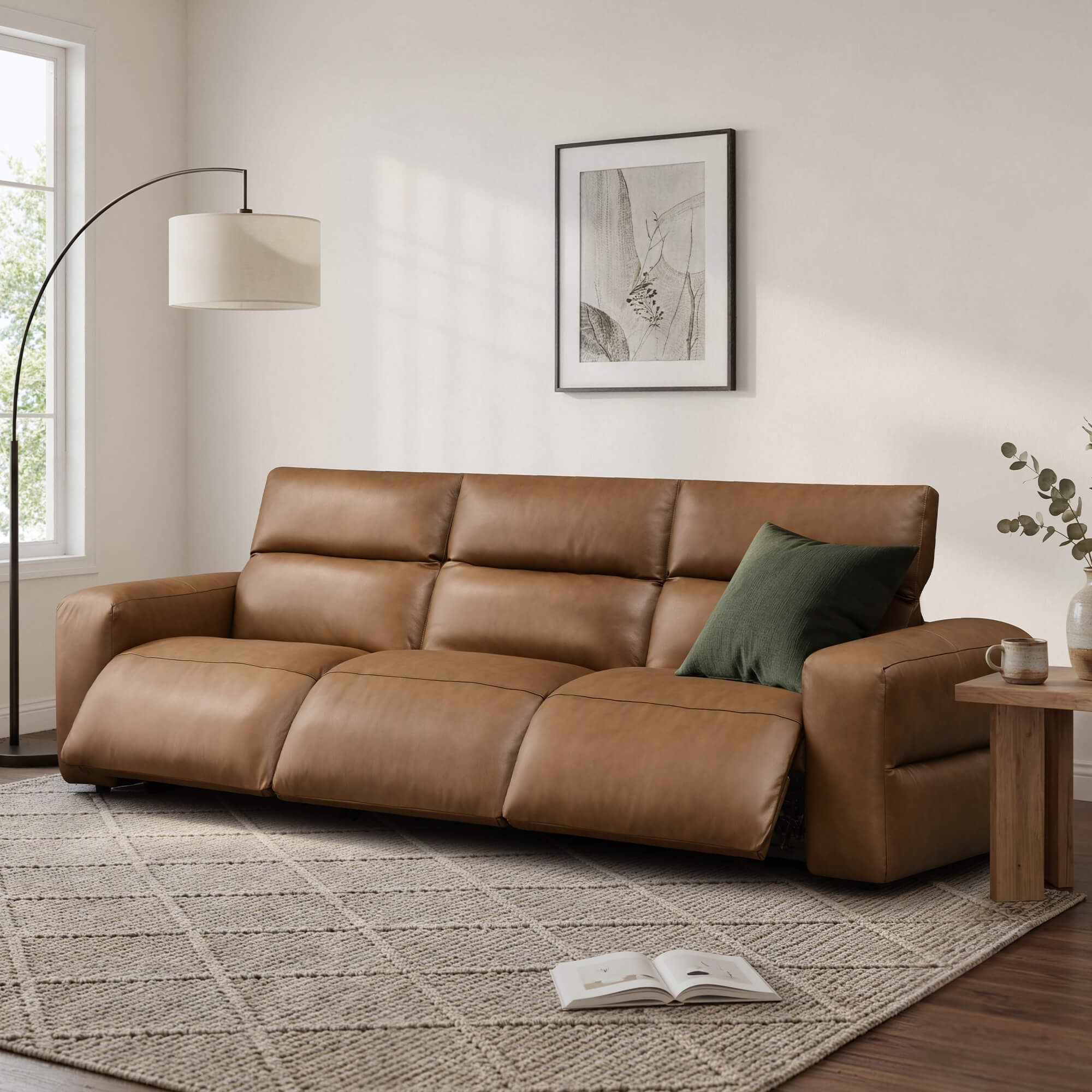 Haley Buttery-Soft 3-Seat Modular Power Reclining Sofa with Power Headrests - Image 3