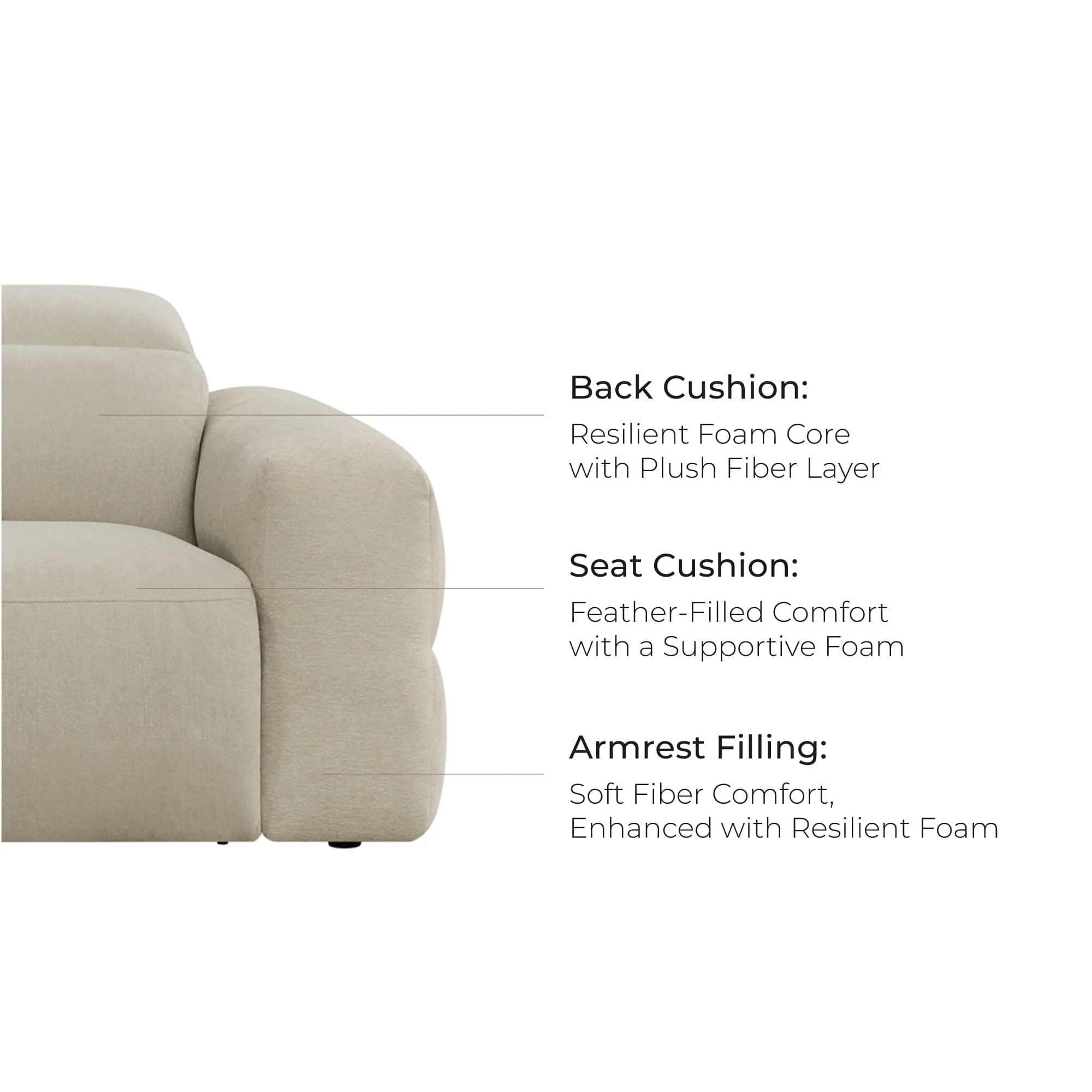 Haley Buttery-Soft 2-Seat Modular Power Reclining Sofa with Power Headrests - Image 66