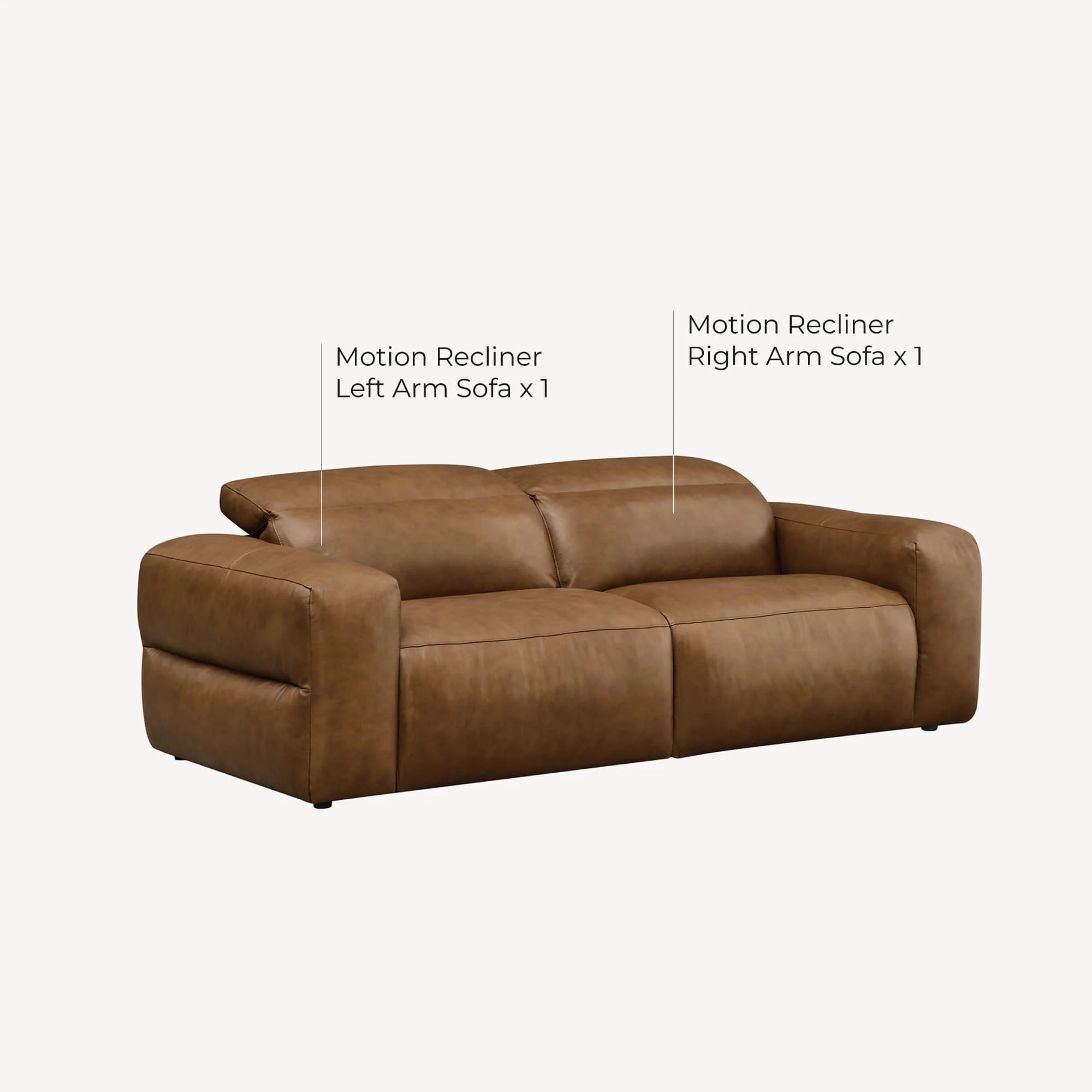 Haley Buttery-Soft 2-Seat Modular Power Reclining Sofa with Power Headrests - Image 59