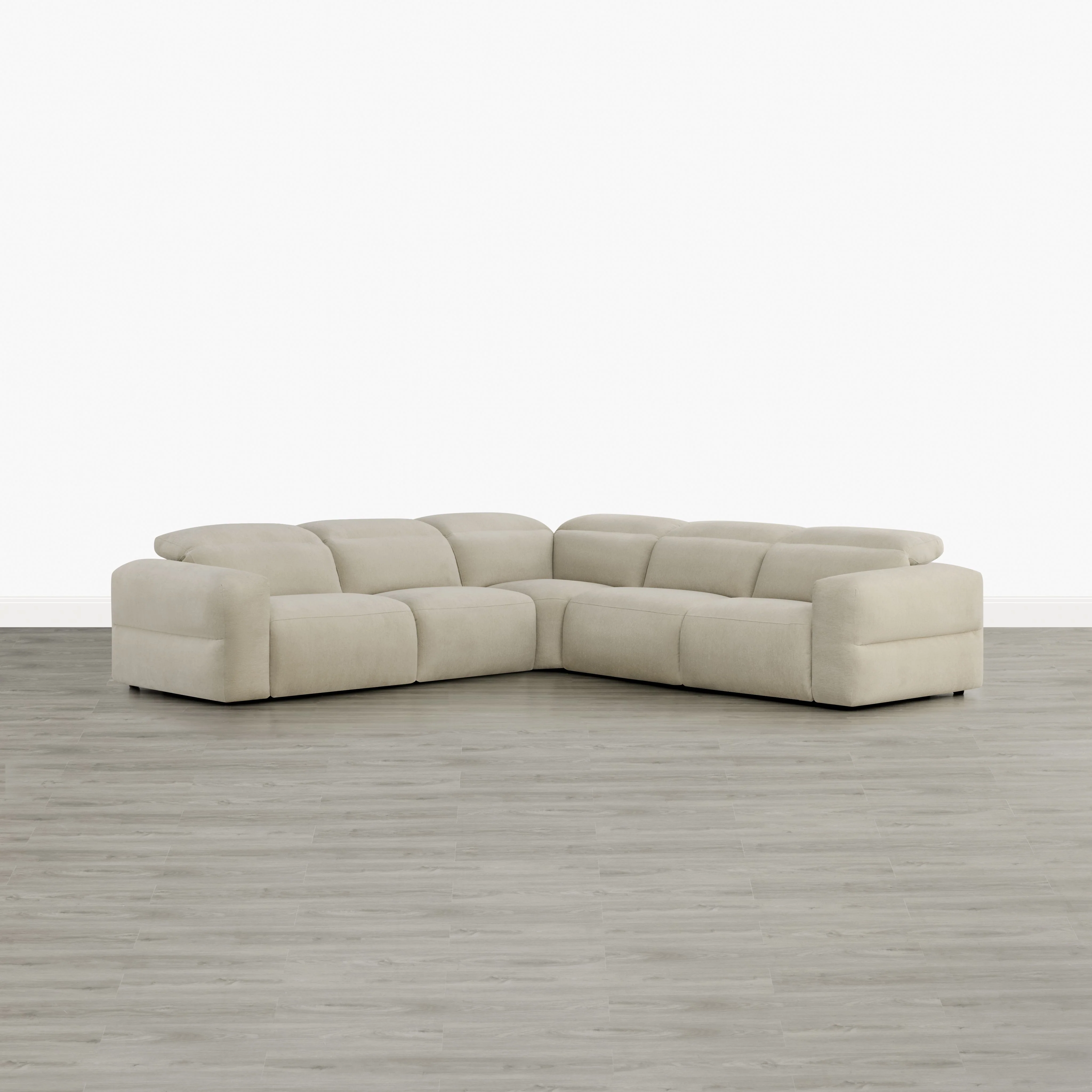 Haley Buttery-Soft 5-Seat Modular Power Reclining Sofa with Power Headrests - Image 9