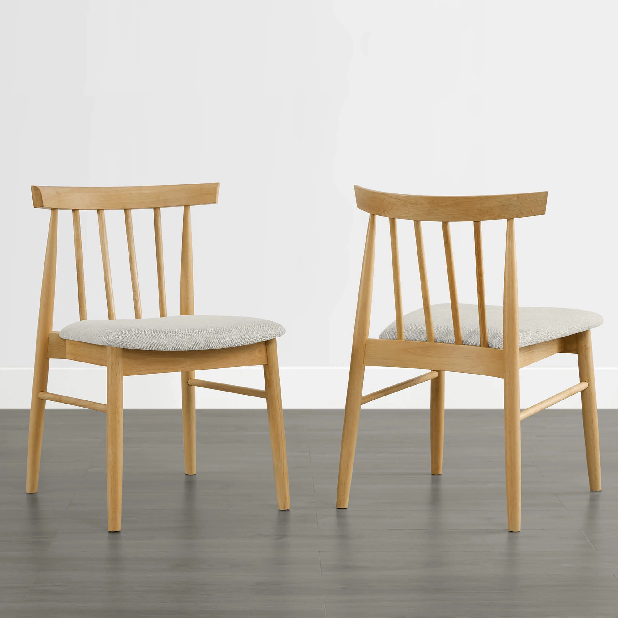 Hanna Mid-century Windsor Solid Wood Dining Chair(Set of 2) - Image 10