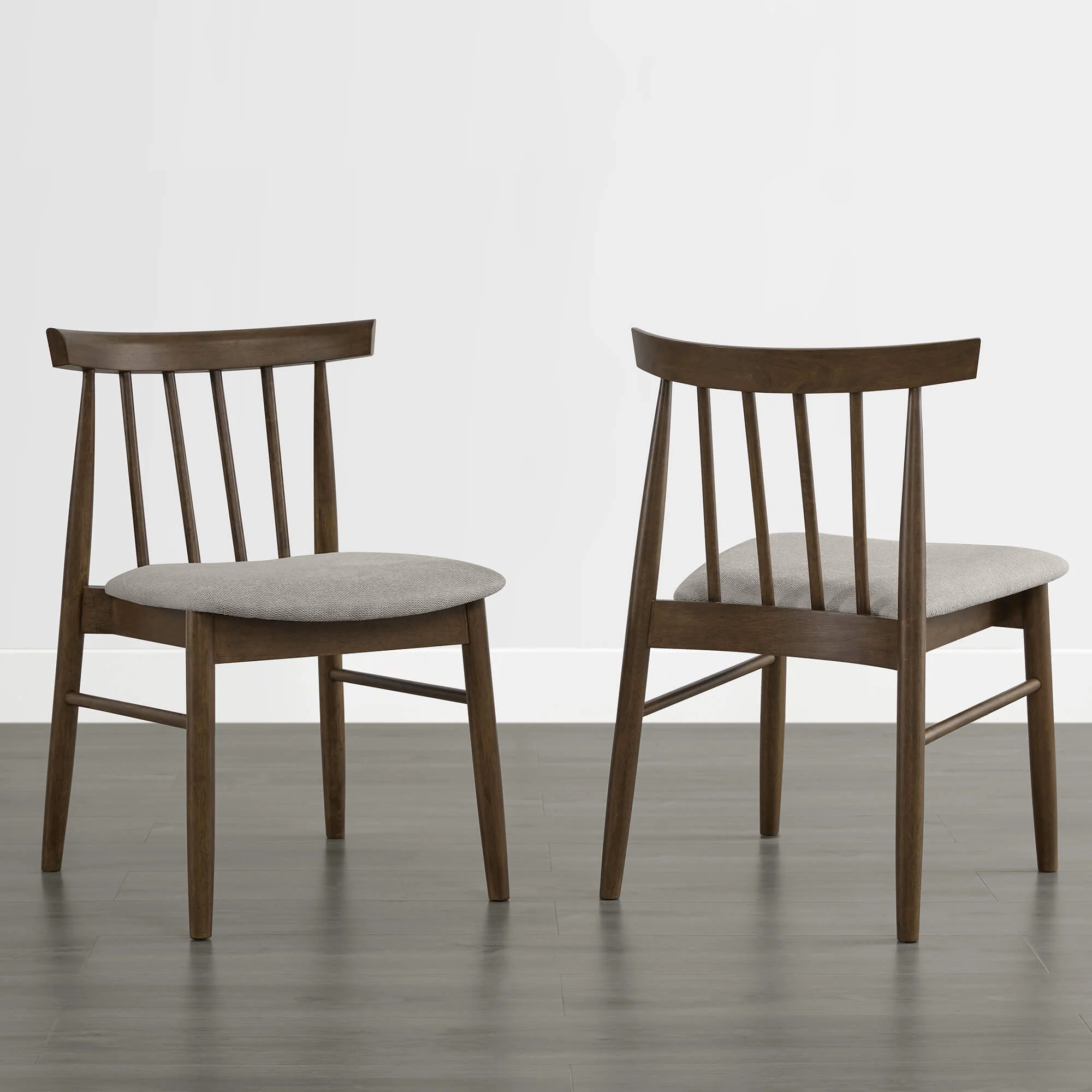 Hanna Mid-century Windsor Solid Wood Dining Chair(Set of 2) - Image 17