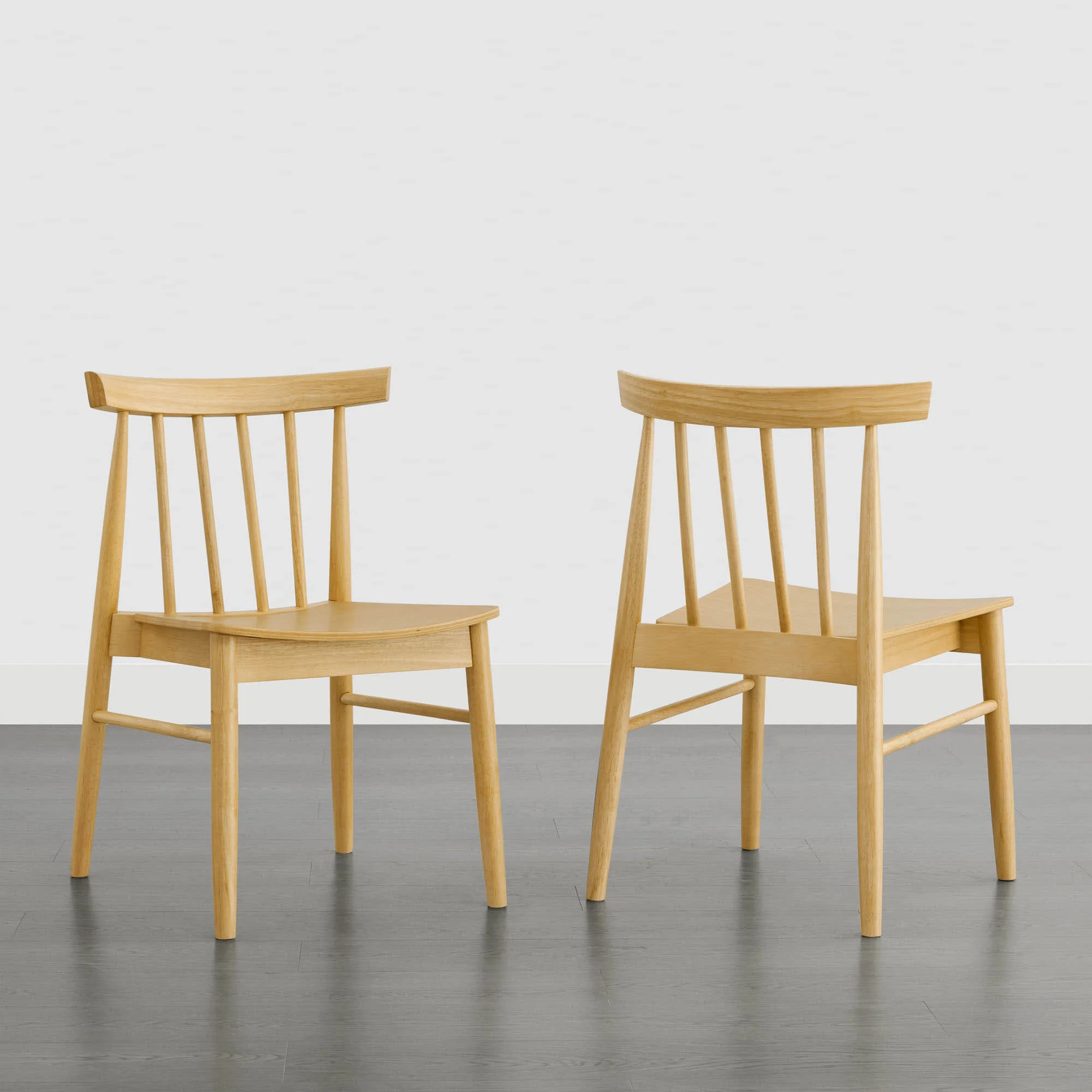 Hanna Mid-century Windsor Solid Wood Dining Chair(Set of 2) - Image 24