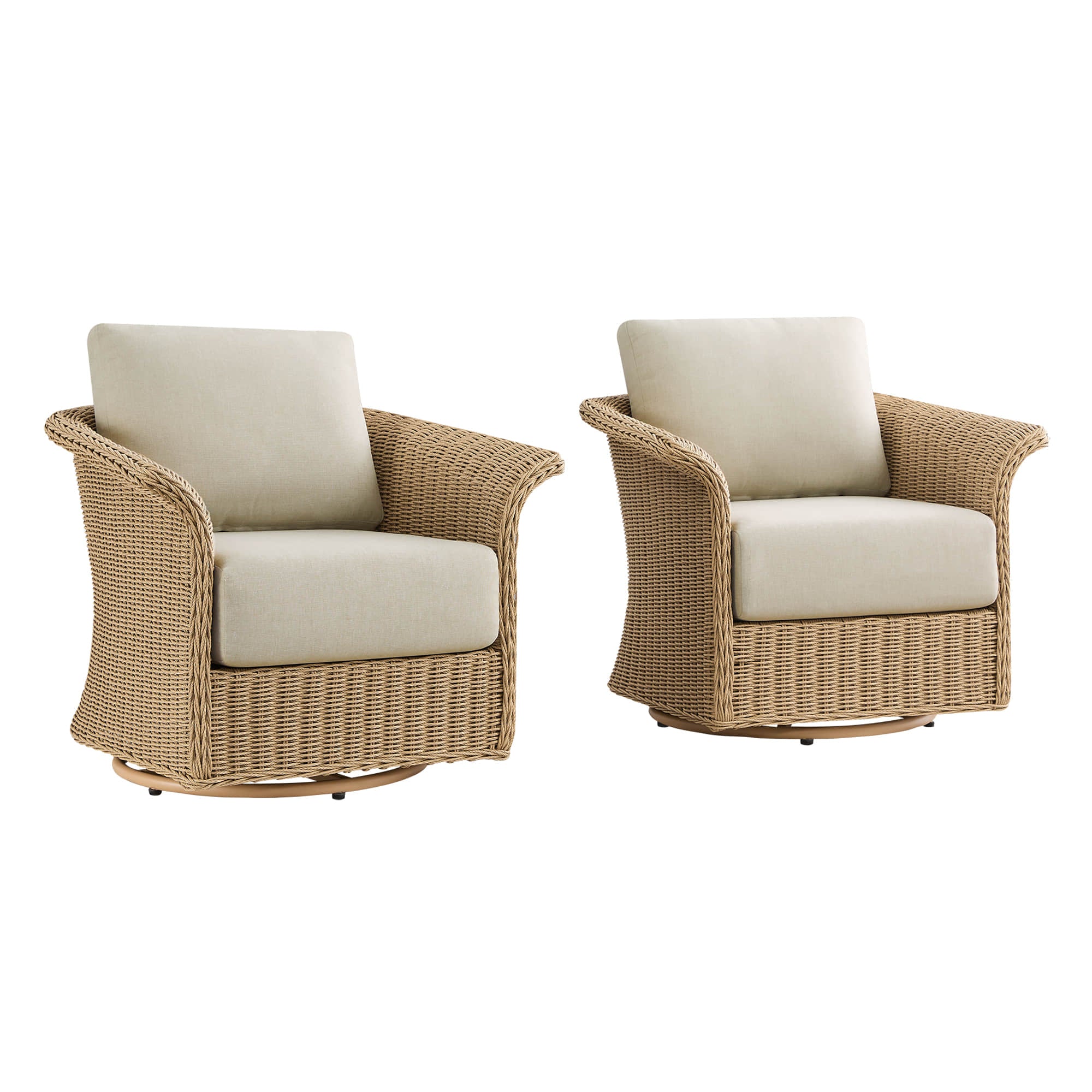 Haven Wicker Woven Outdoor Bistro Set - Image 18