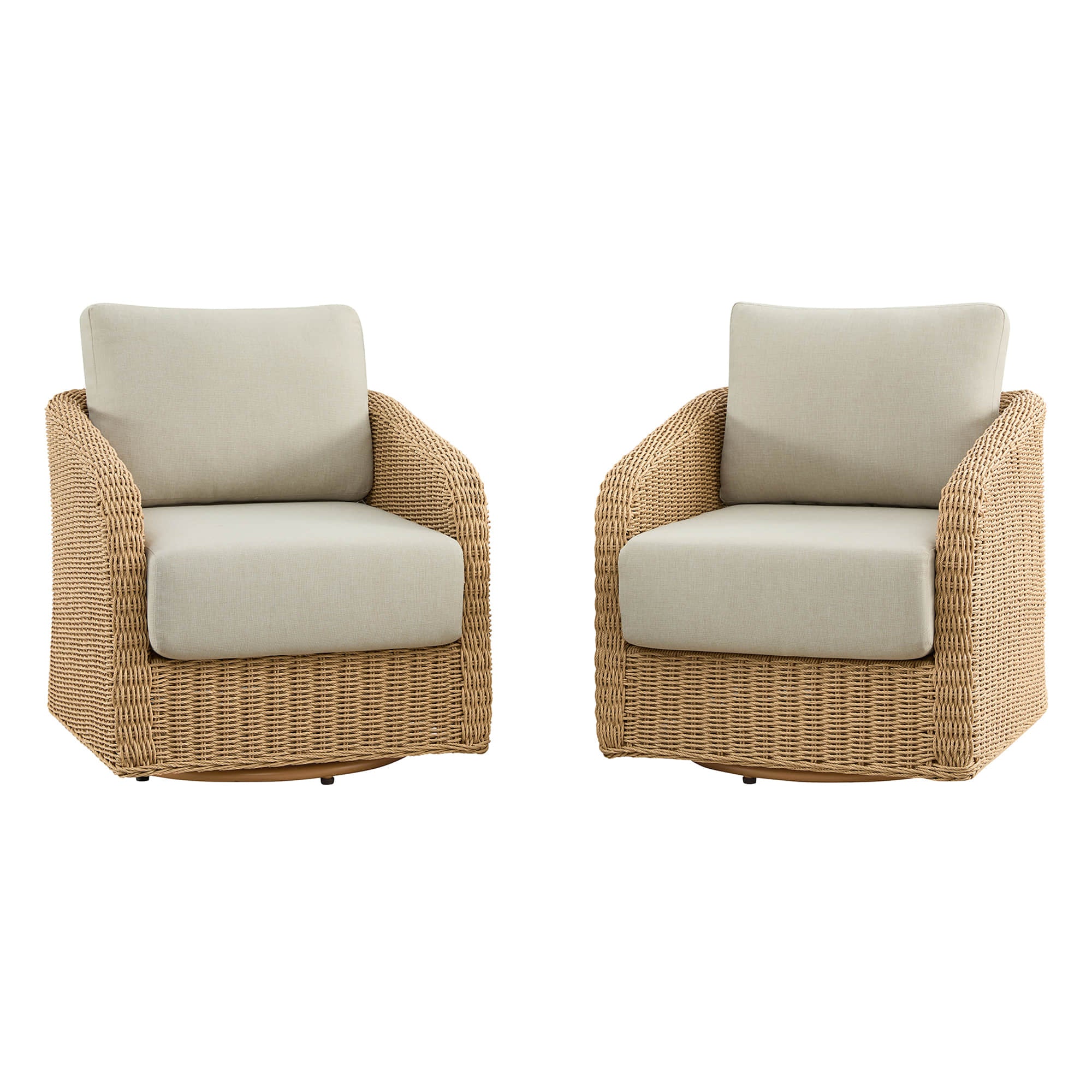 Haven Wicker Woven Outdoor Bistro Set - Image 50