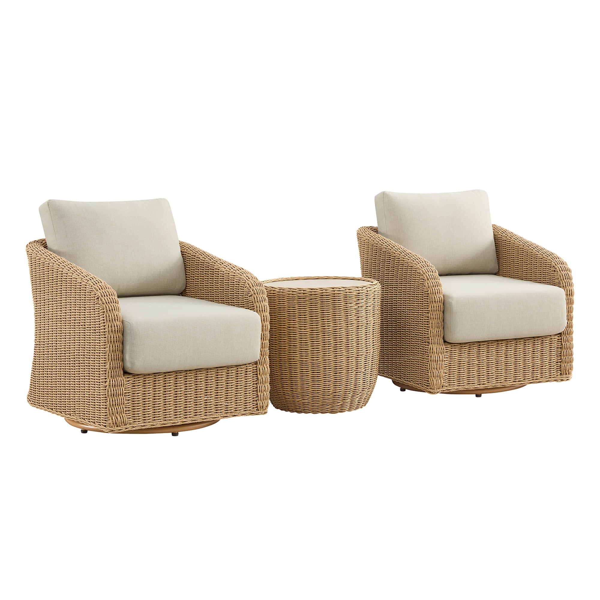 Haven Wicker Woven Outdoor Bistro Set - Image 52