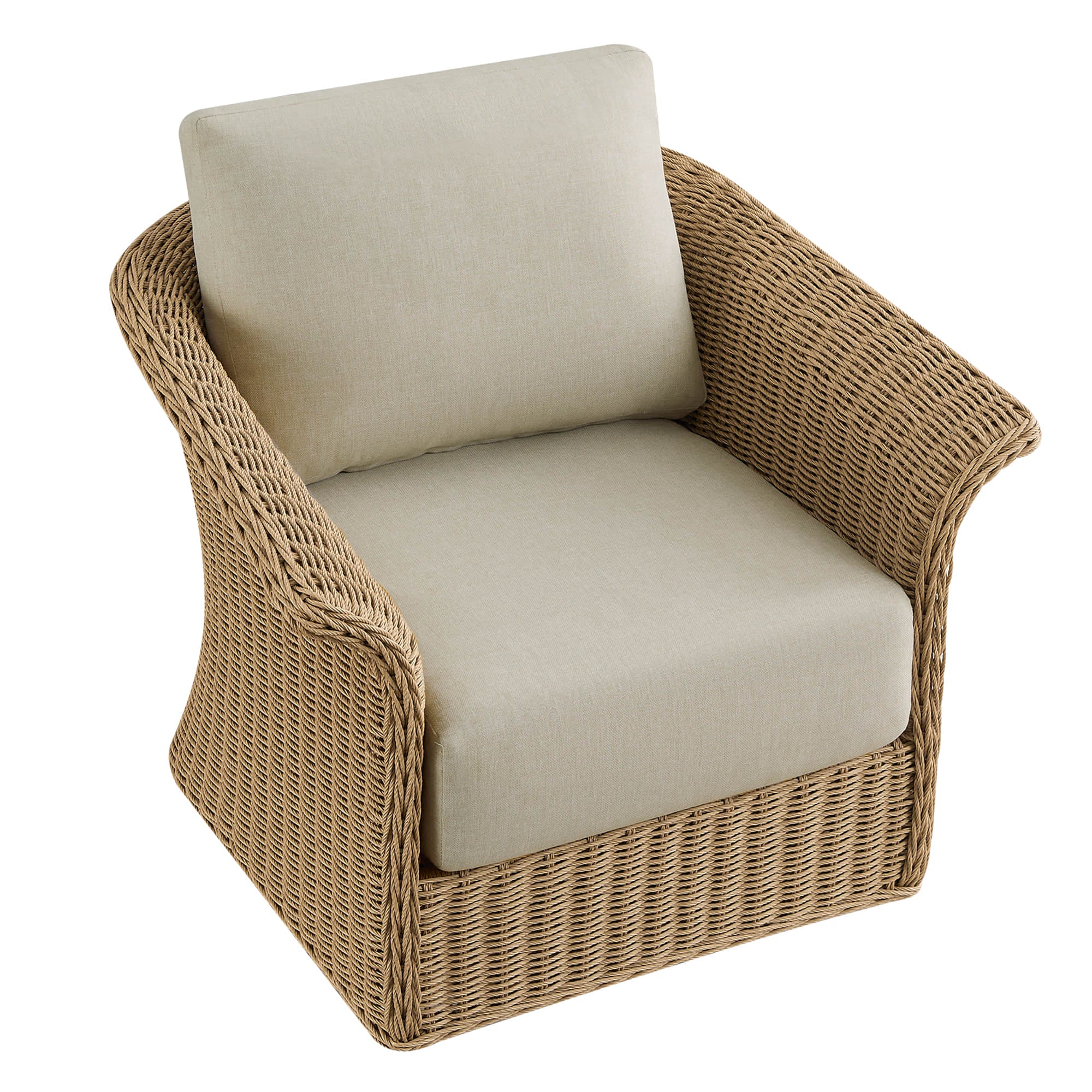 Haven Wicker Woven Outdoor Swivel Chair (Set of 2) - Image 32