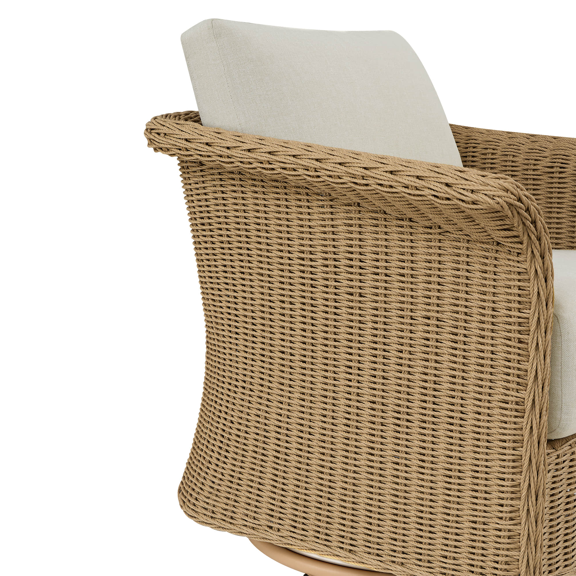 Haven Wicker Woven Outdoor Swivel Chair (Set of 2) - Image 36