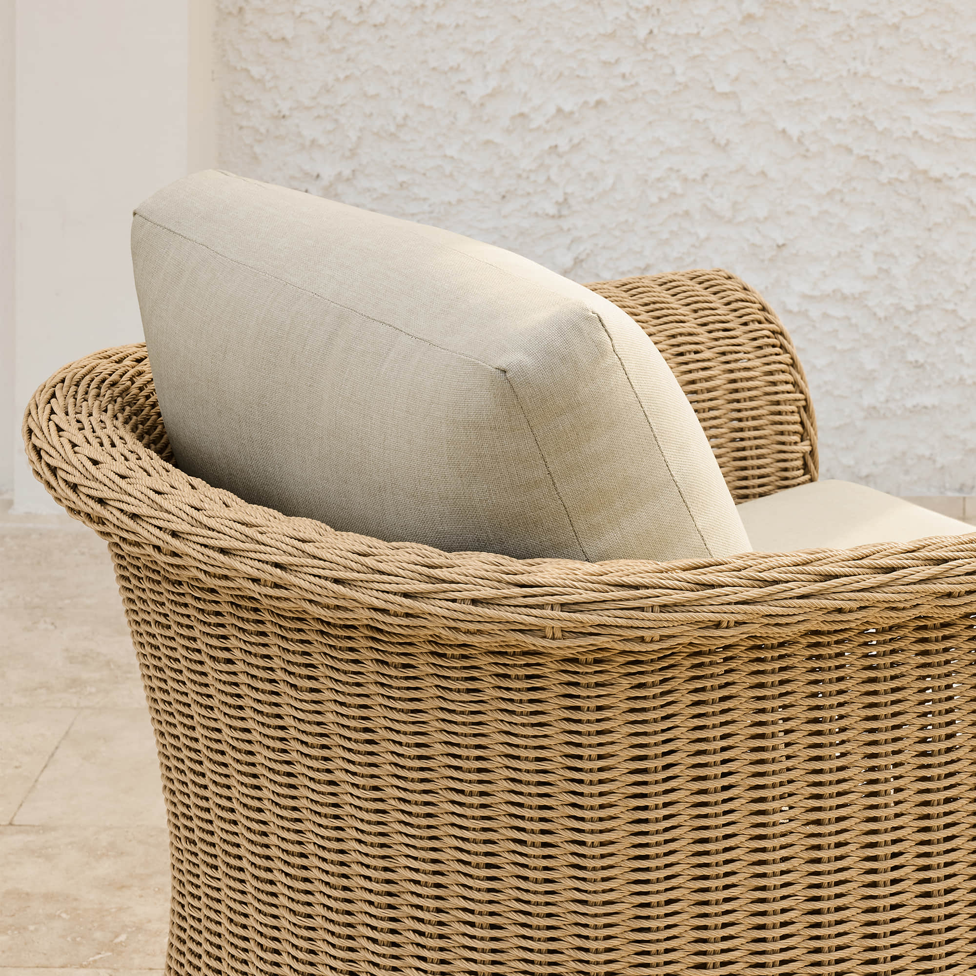 Haven Wicker Woven Outdoor Swivel Chair (Set of 2) - Image 6