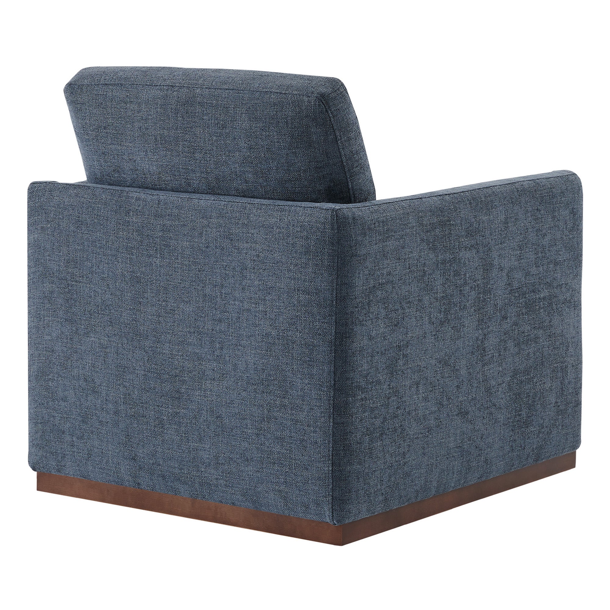 Henry Swivel Accent Chair with Wood Base - Image 55