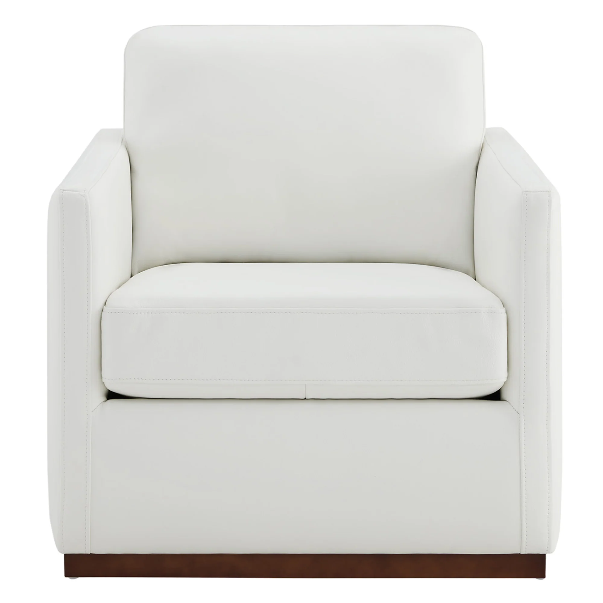Henry Swivel Accent Chair with Wood Base - Image 88