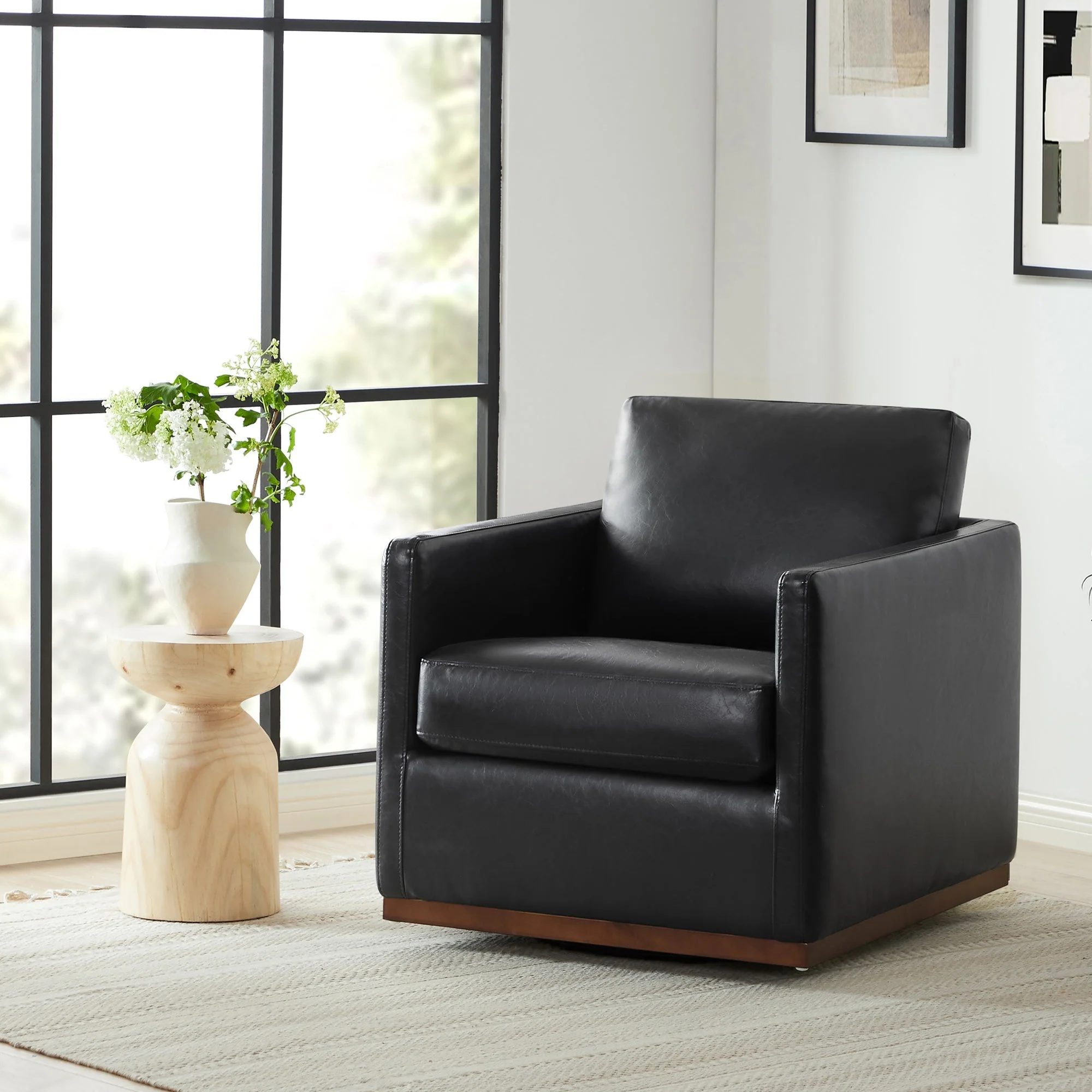 Henry Modern Swivel Accent Chair - Image 27