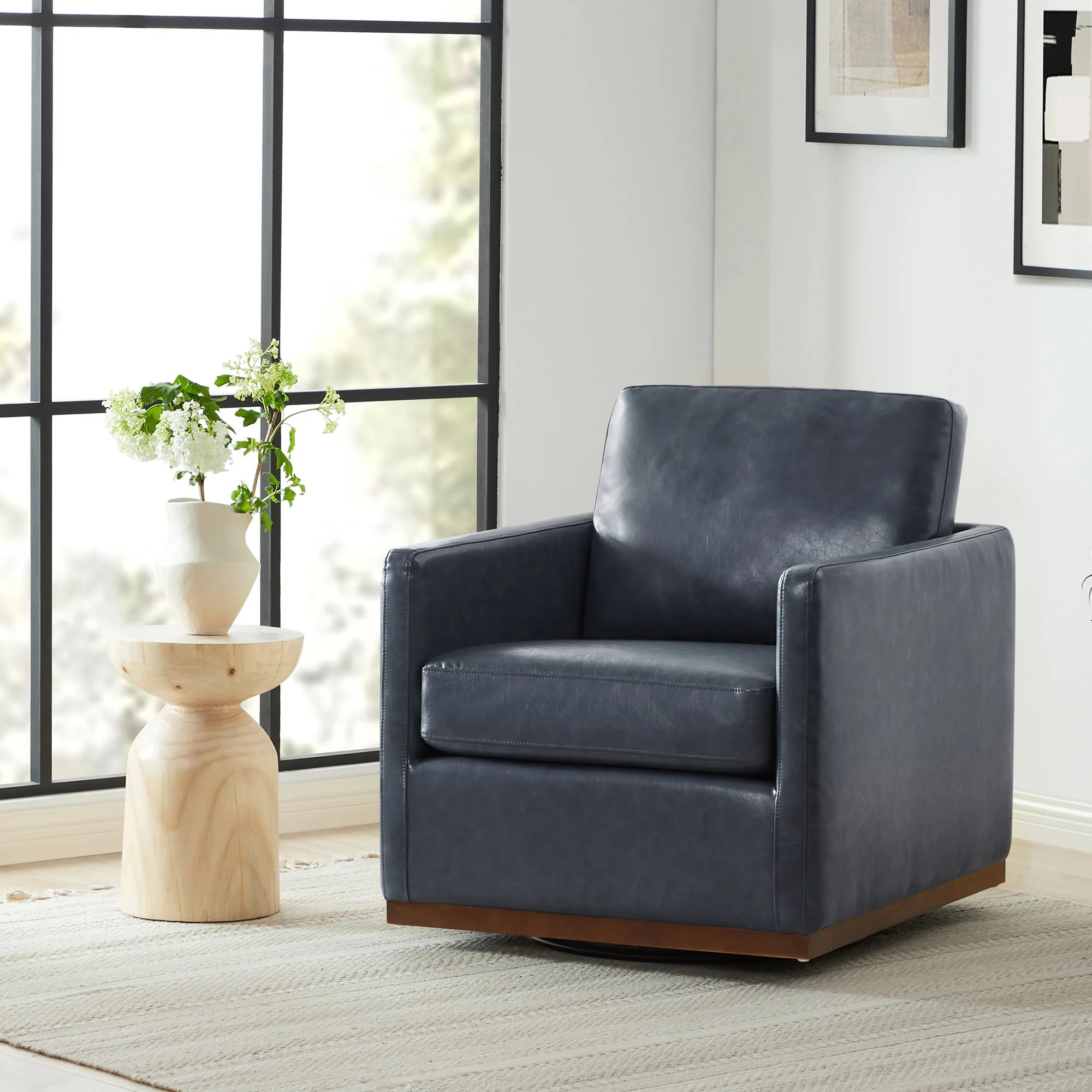 Henry Modern Swivel Accent Chair - Image 38