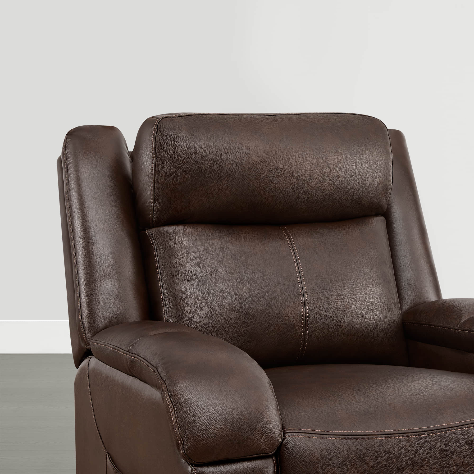 Isaac Genuine Leather Lift Assist Recliner With Power Headrest - Image 16