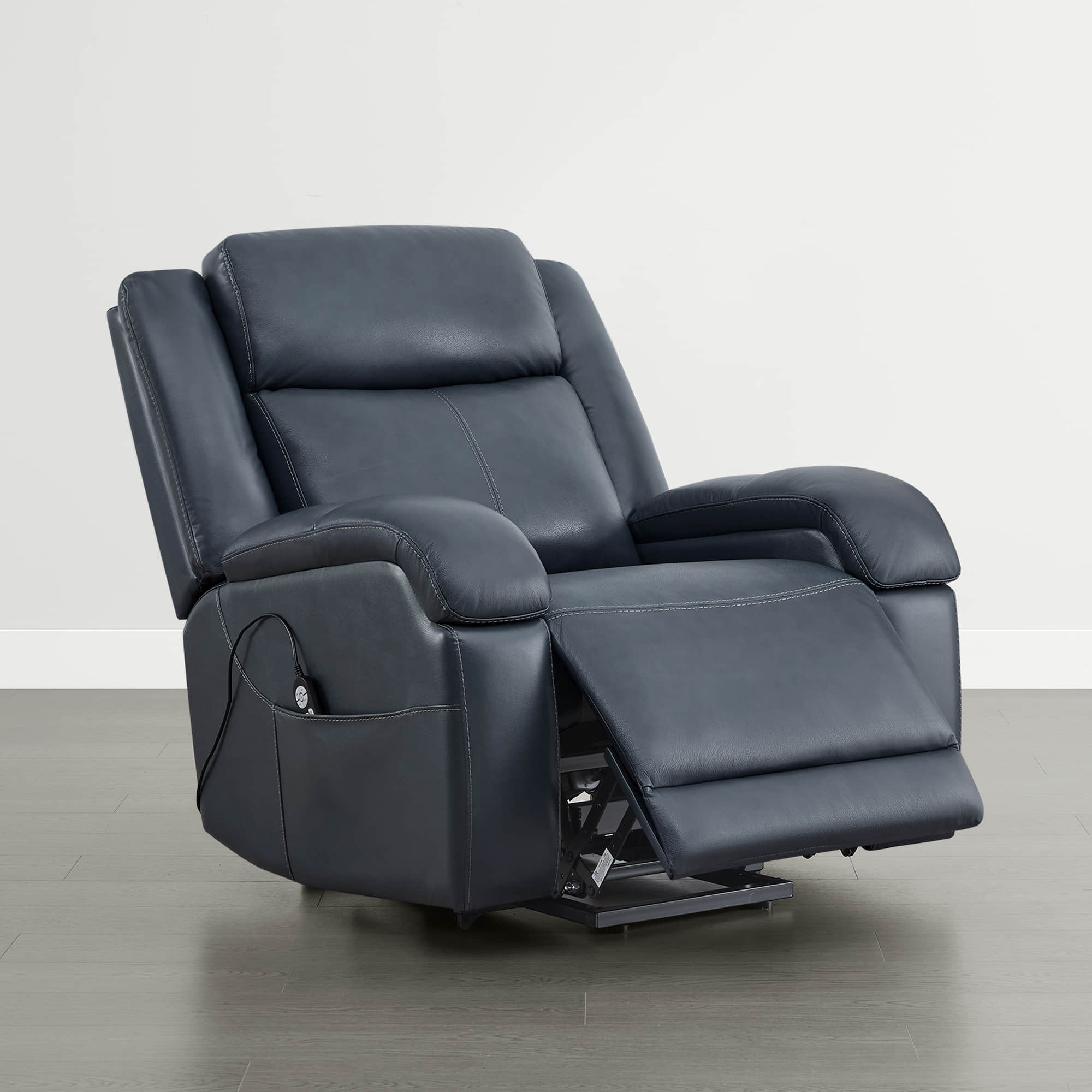 Isaac Genuine Leather Lift Assist Recliner With Power Headrest - Image 27