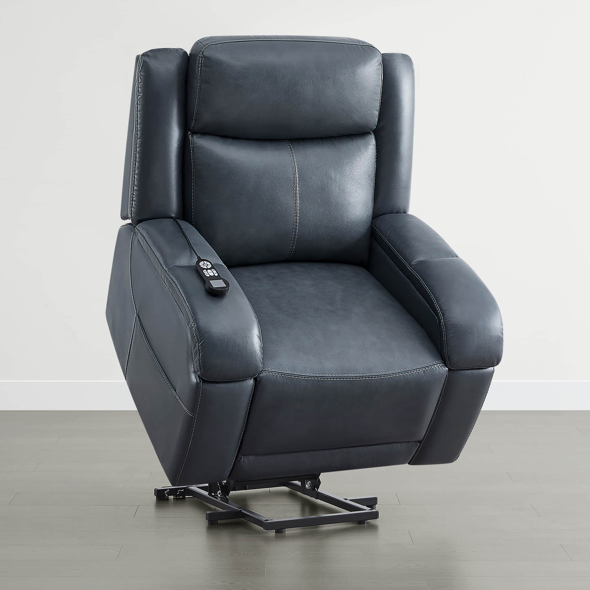 Isaac Genuine Leather Lift Assist Recliner With Power Headrest - Image 28