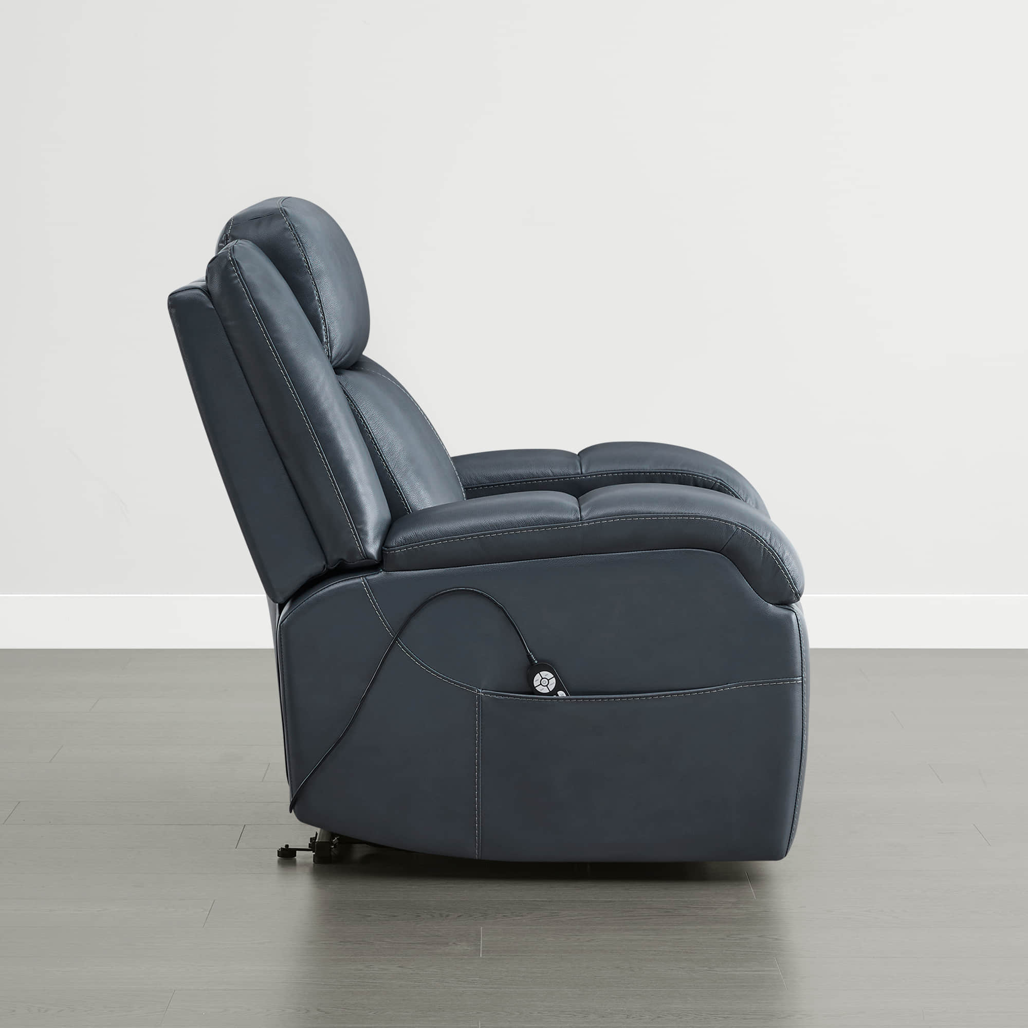 Isaac Genuine Leather Lift Assist Recliner With Power Headrest - Image 30