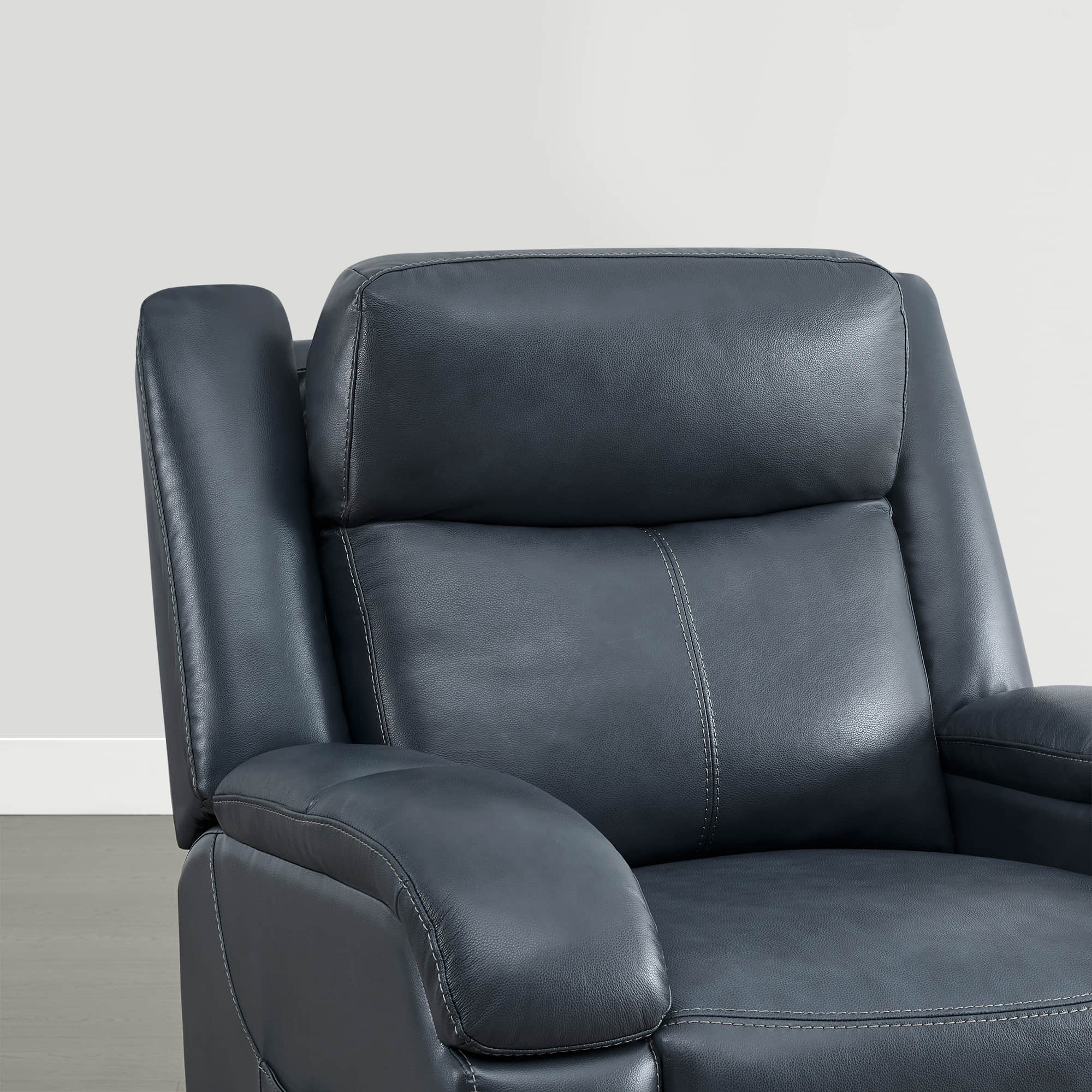 Isaac Genuine Leather Lift Assist Recliner With Power Headrest - Image 34