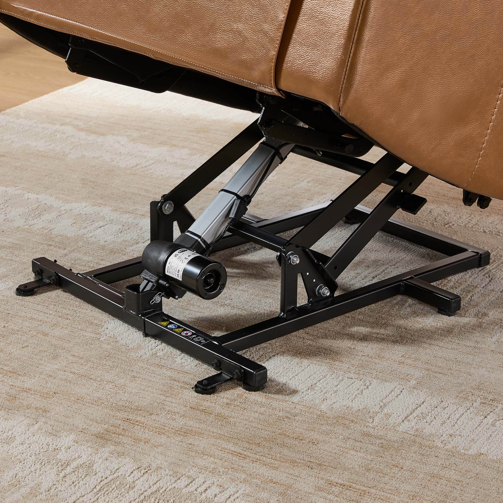 Isaac Genuine Leather Lift Assist Recliner With Power Headrest - Image 43