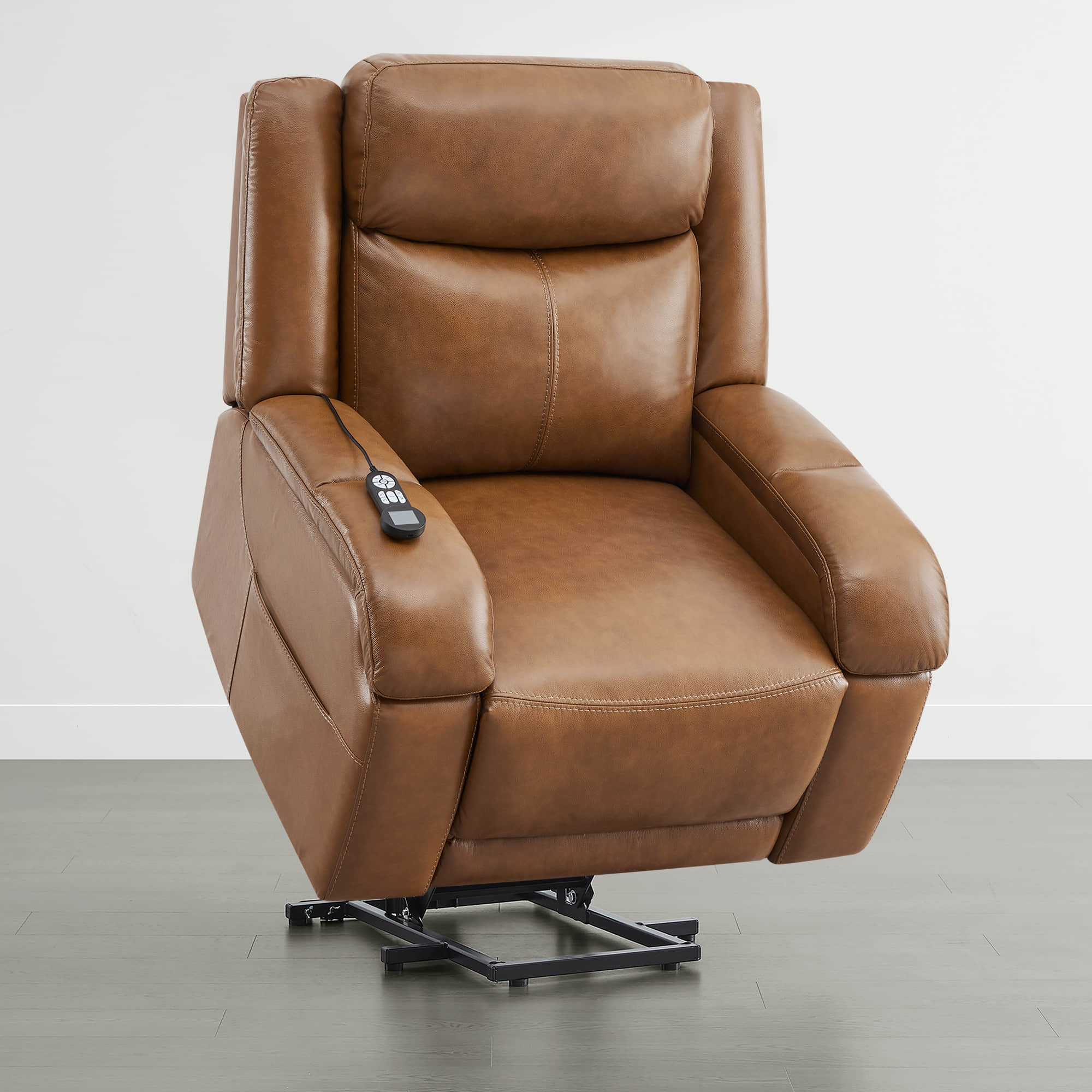 Isaac Genuine Leather Lift Assist Recliner With Power Headrest - Image 50