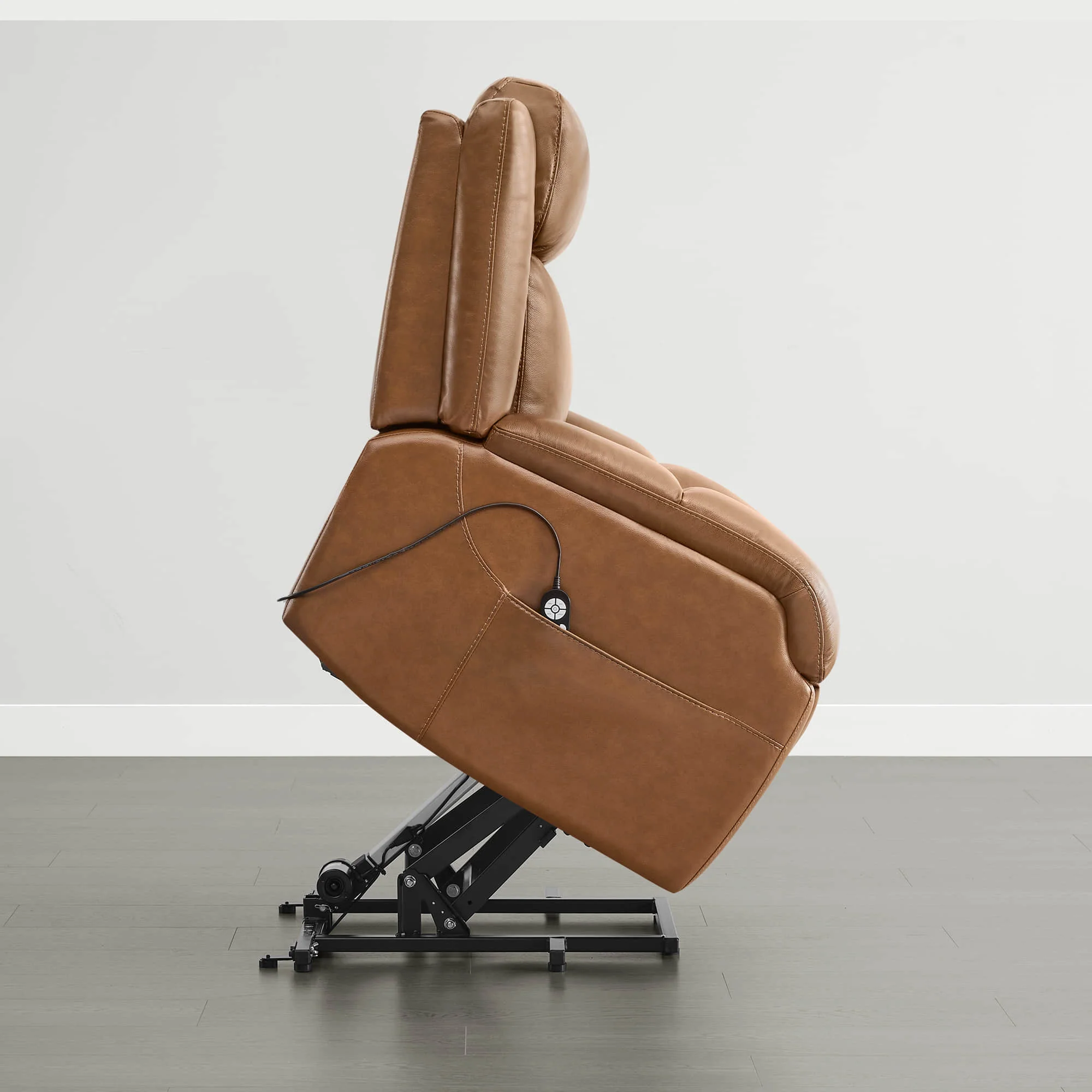 Isaac Genuine Leather Lift Assist Recliner With Power Headrest - Image 51