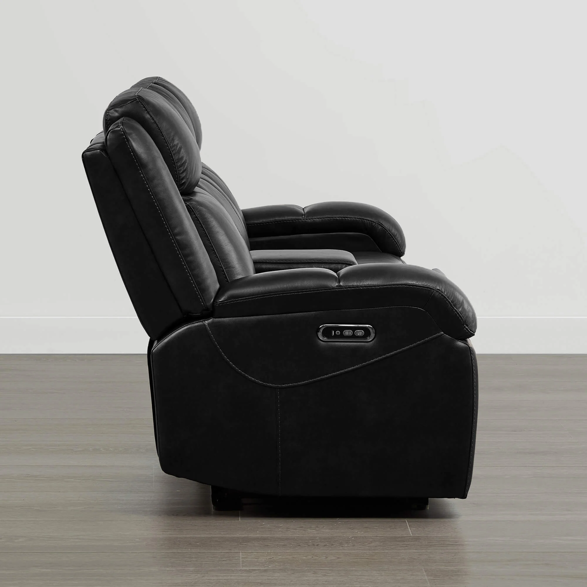 Isaac Genuine Leather Wall Hugger Power Reclining Sofa with Power Headrest - Image 113