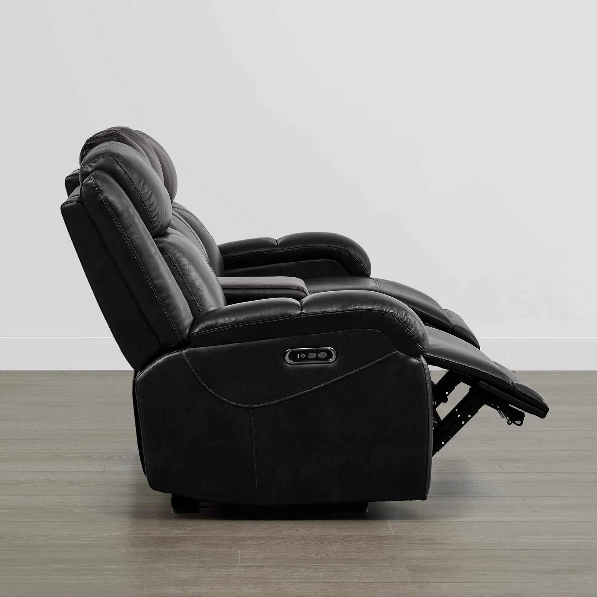Isaac Genuine Leather Wall Hugger Power Reclining Sofa with Power Headrest - Image 114