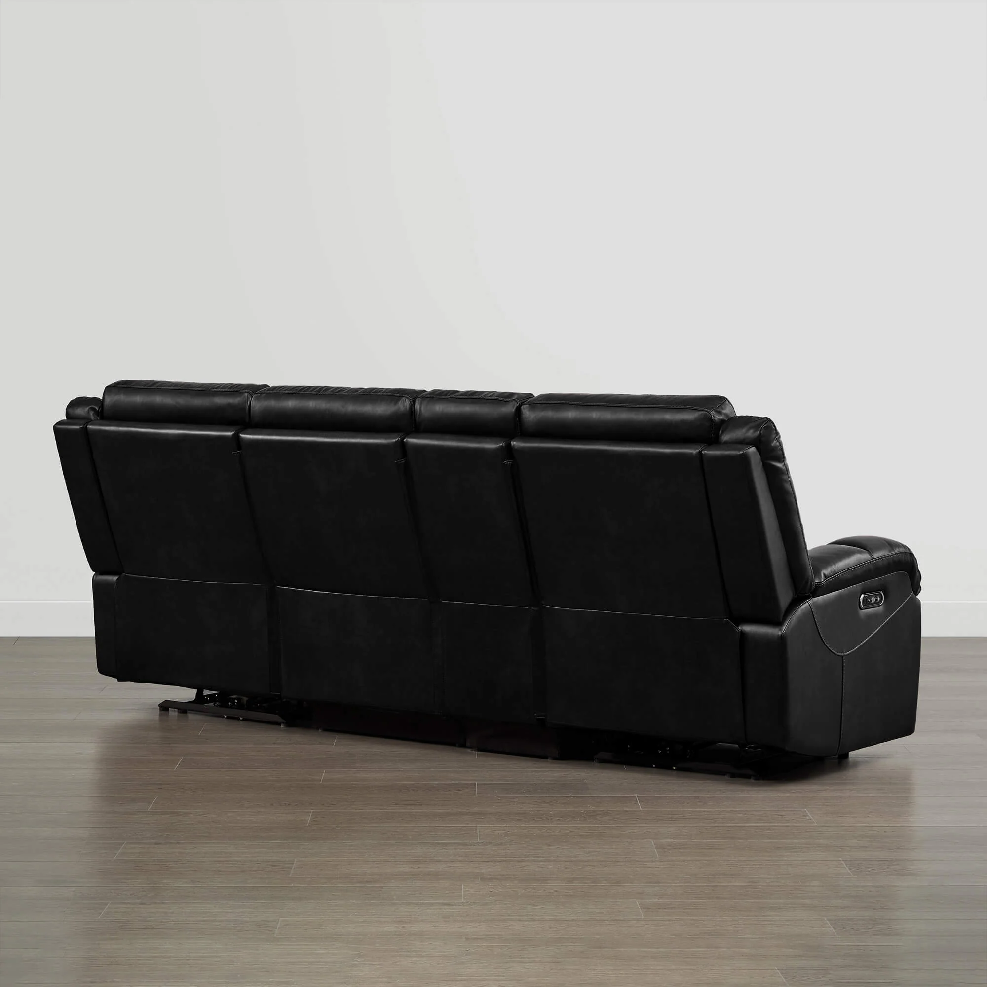 Isaac Genuine Leather Wall Hugger Power Reclining Sofa with Power Headrest - Image 115