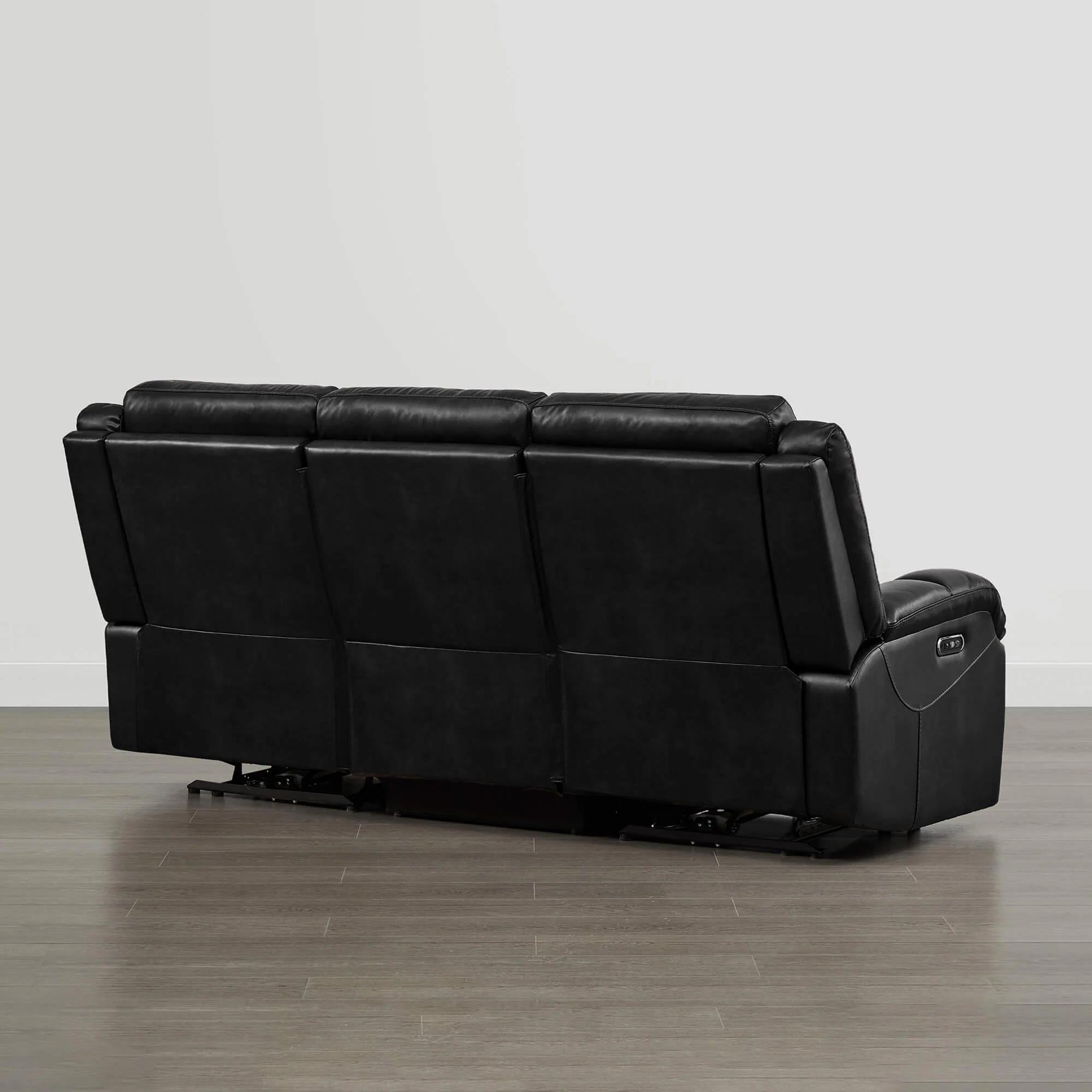 Isaac Genuine Leather Wall Hugger Power Reclining Sofa with Power Headrest - Image 117