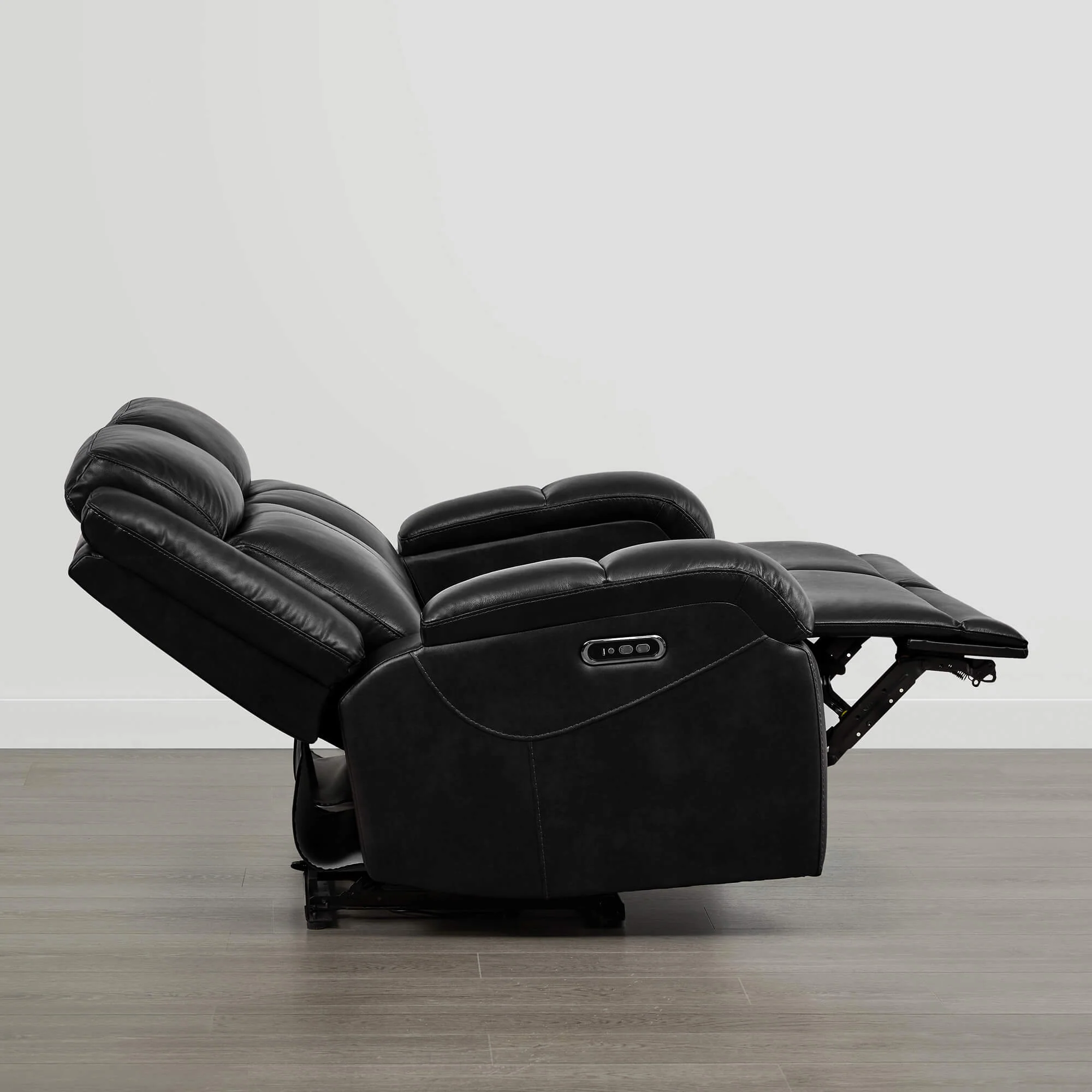 Isaac Genuine Leather Wall Hugger Power Reclining Sofa with Power Headrest - Image 119