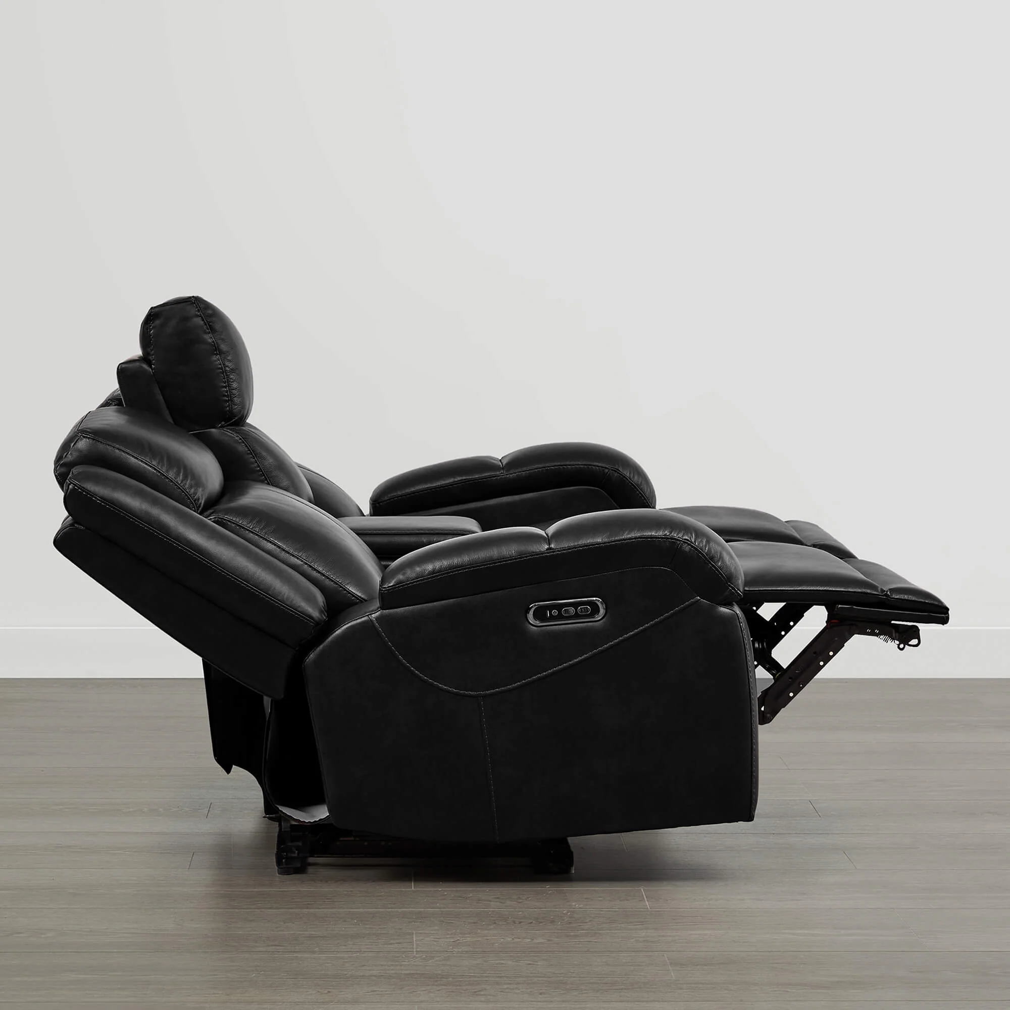 Isaac Genuine Leather Wall Hugger Power Reclining Sofa with Power Headrest - Image 128