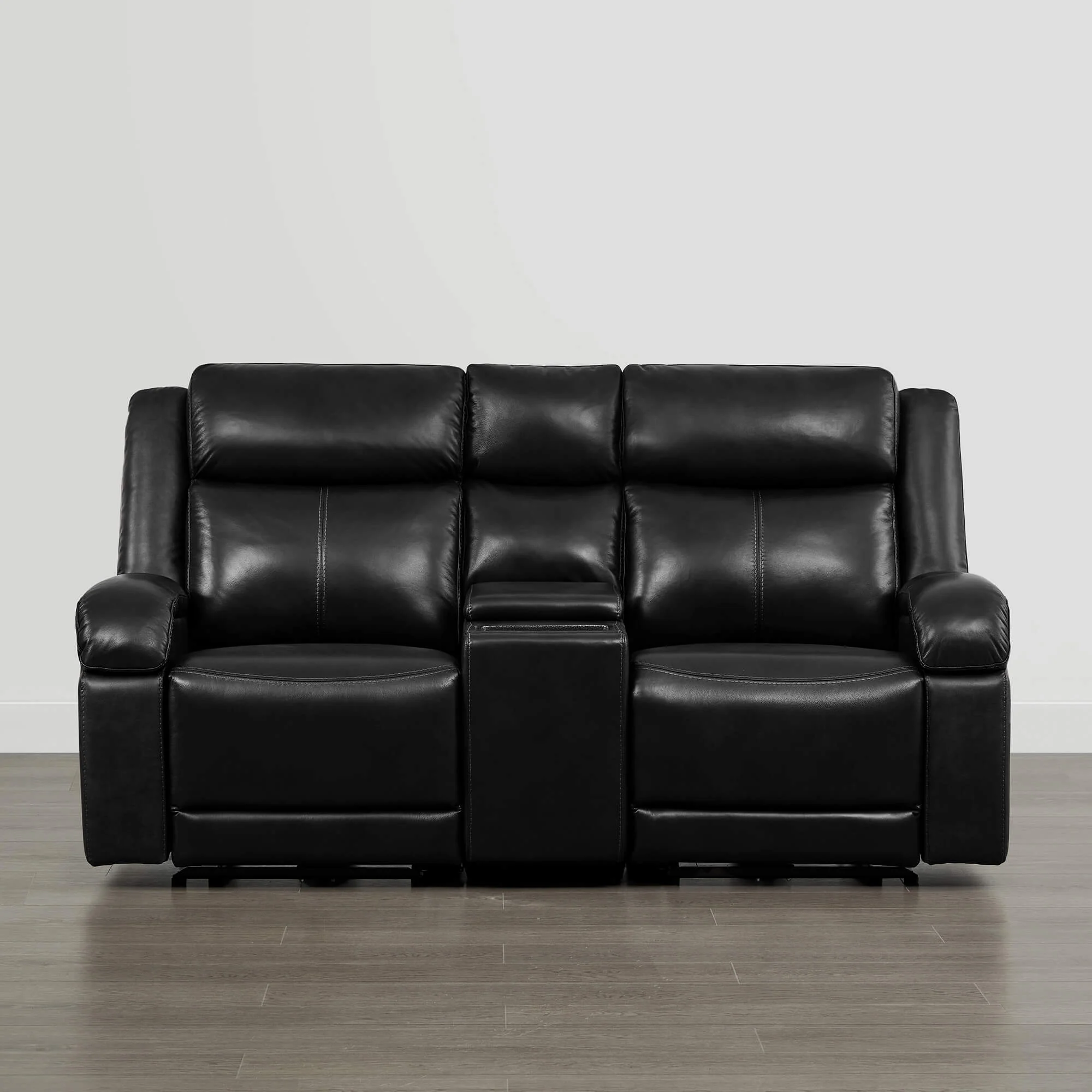 Isaac Genuine Leather Wall Hugger Power Reclining Sofa with Power Headrest - Image 132