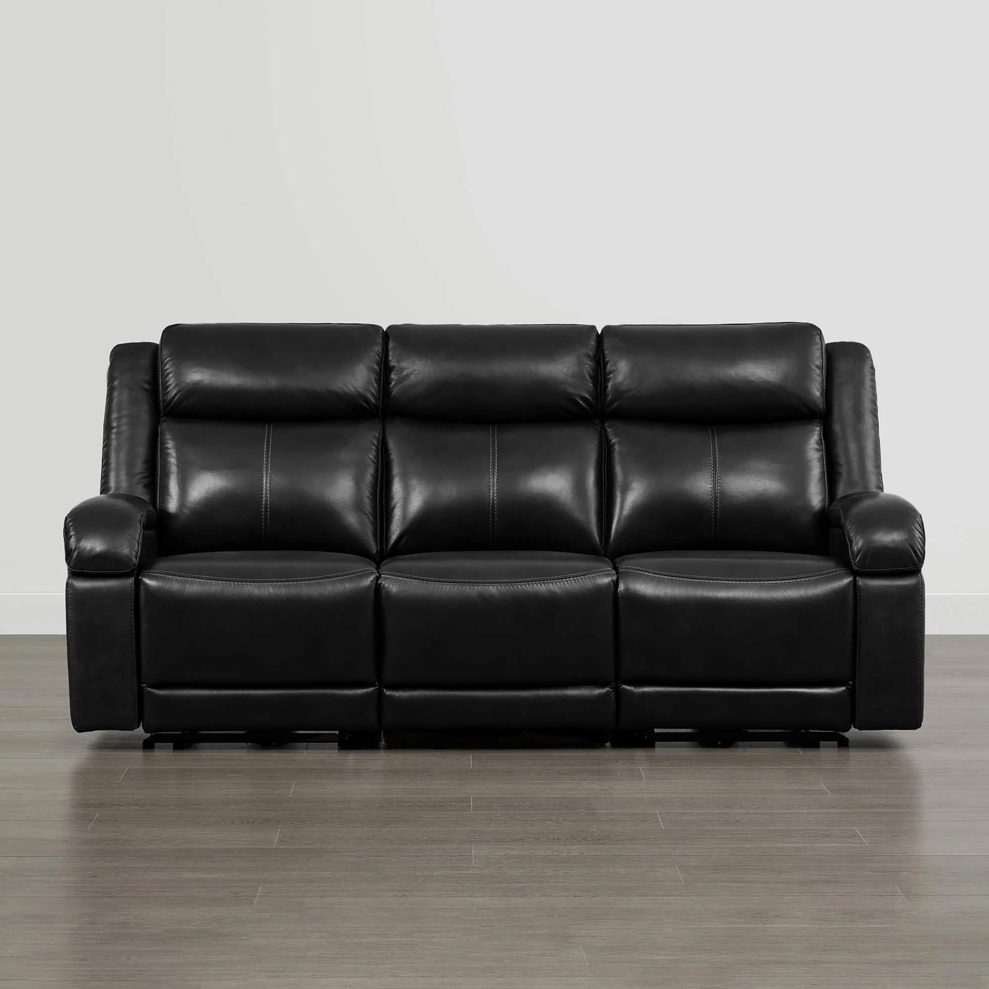 Isaac Genuine Leather Wall Hugger Power Reclining Sofa with Power Headrest - Image 133