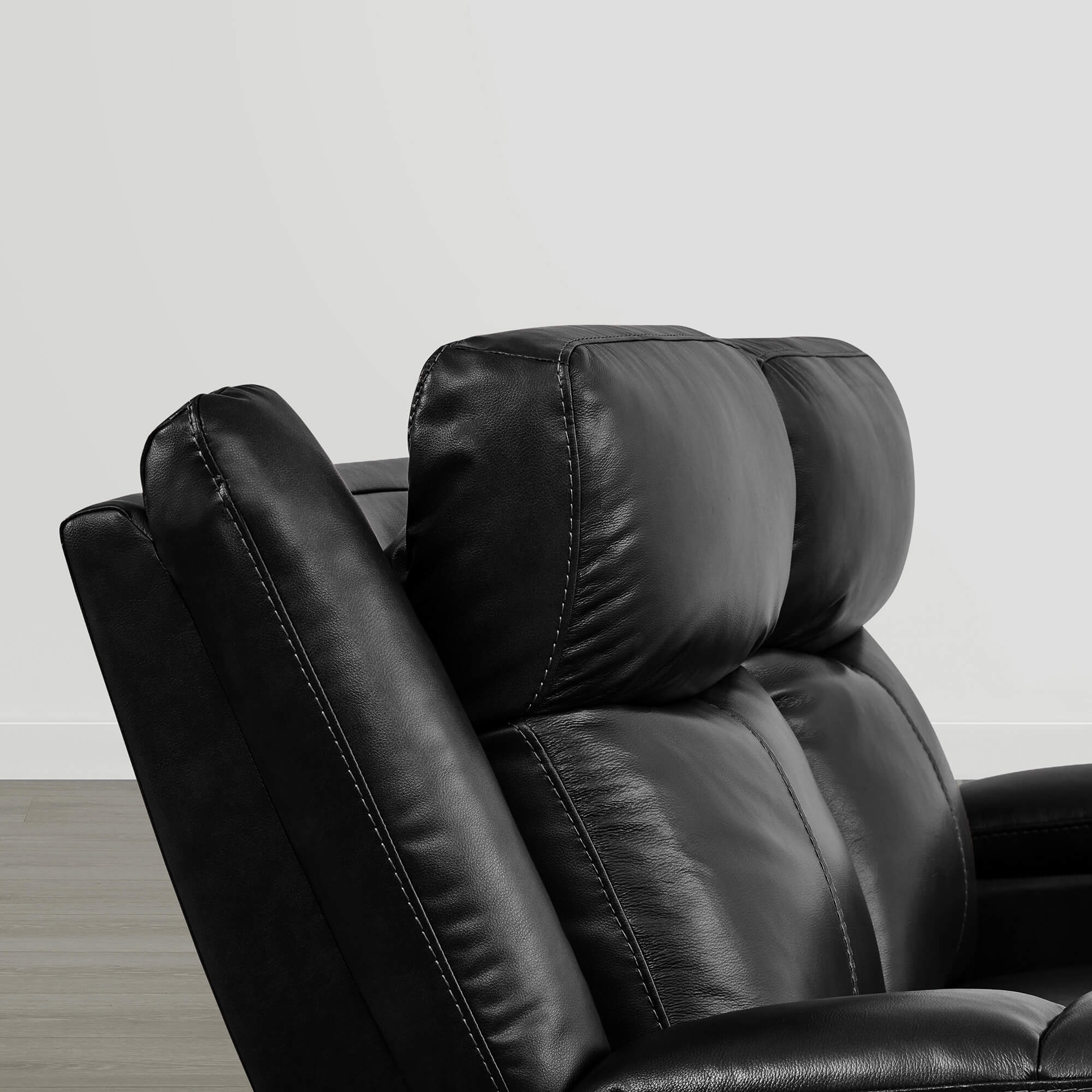 Isaac Genuine Leather Wall Hugger Power Reclining Sofa with Power Headrest - Image 155