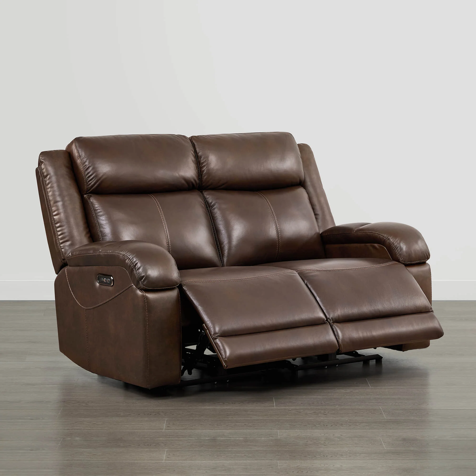 Isaac Genuine Leather Wall Hugger Power Reclining Sofa with Power Headrest - Image 32