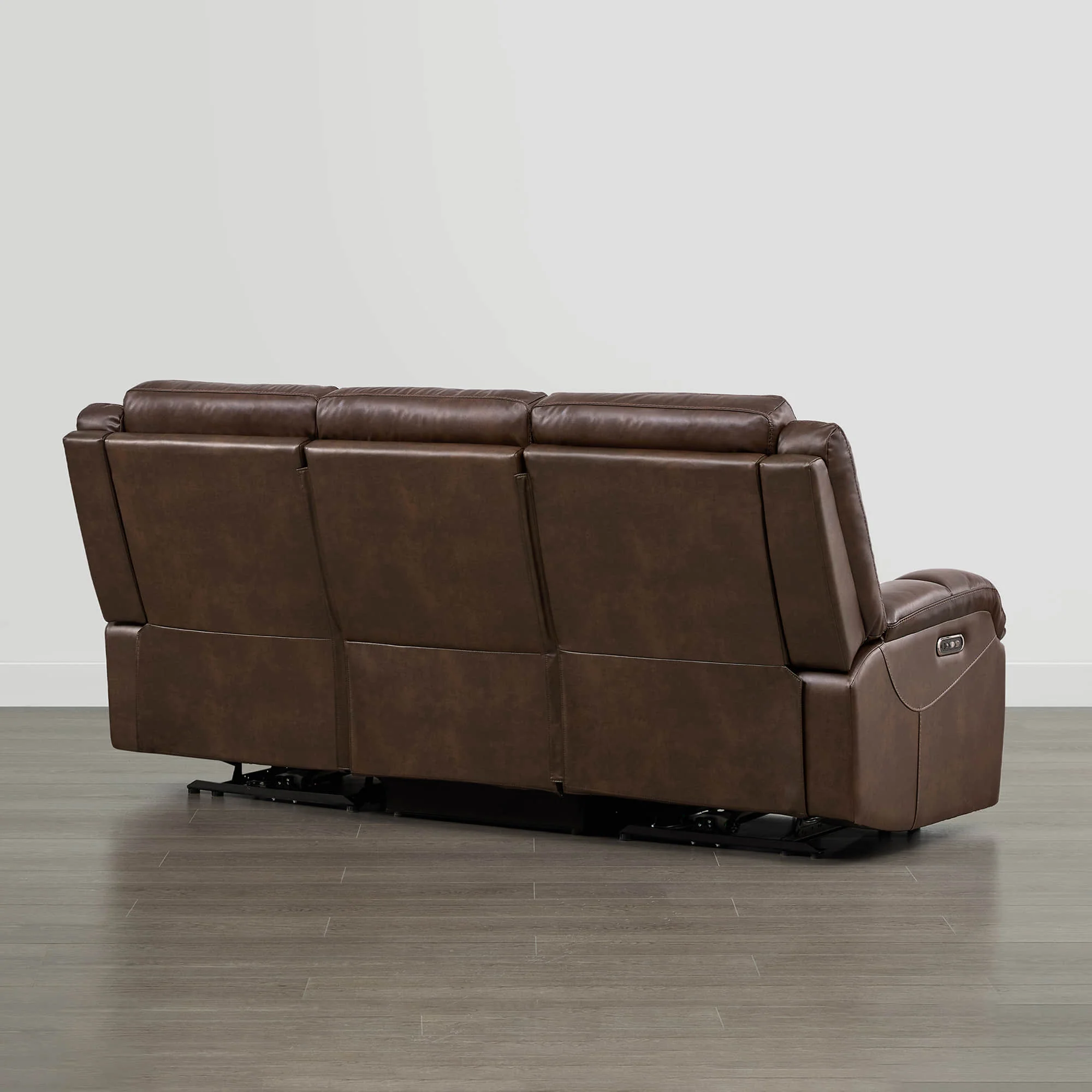 Isaac Genuine Leather Wall Hugger Power Reclining Sofa with Power Headrest - Image 39