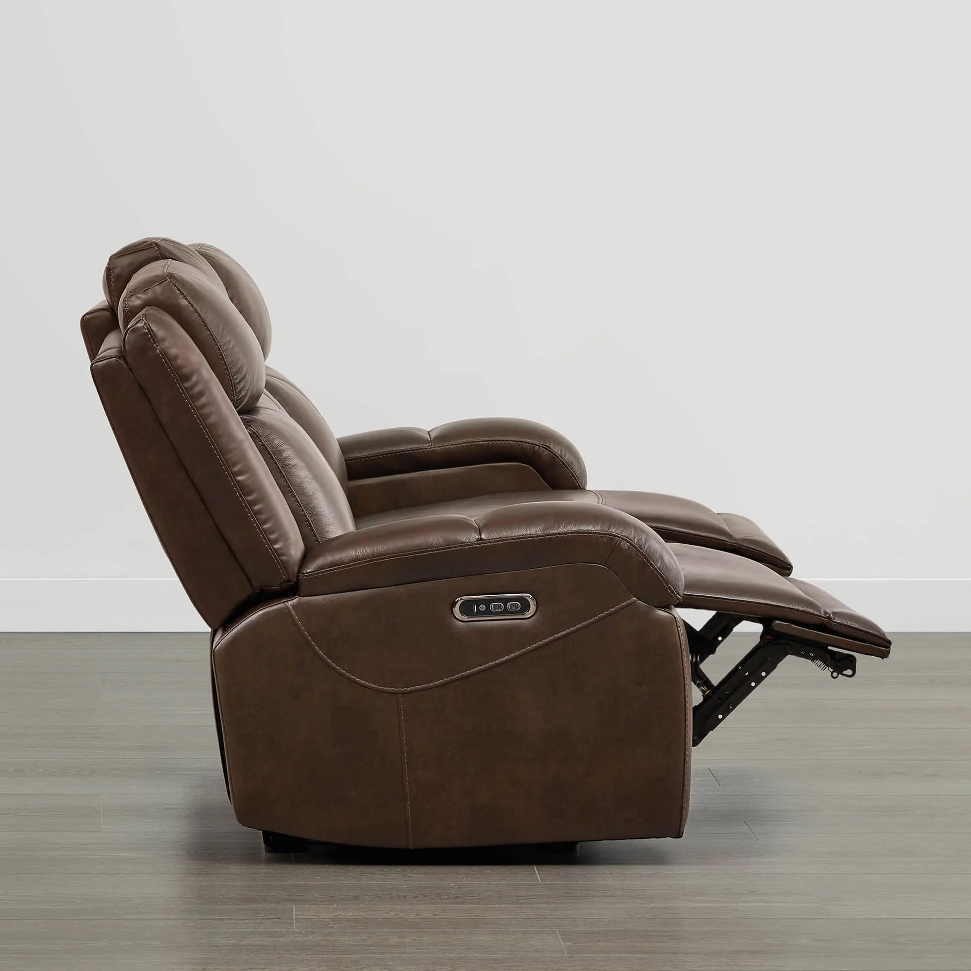 Isaac Genuine Leather Wall Hugger Power Reclining Sofa with Power Headrest - Image 41
