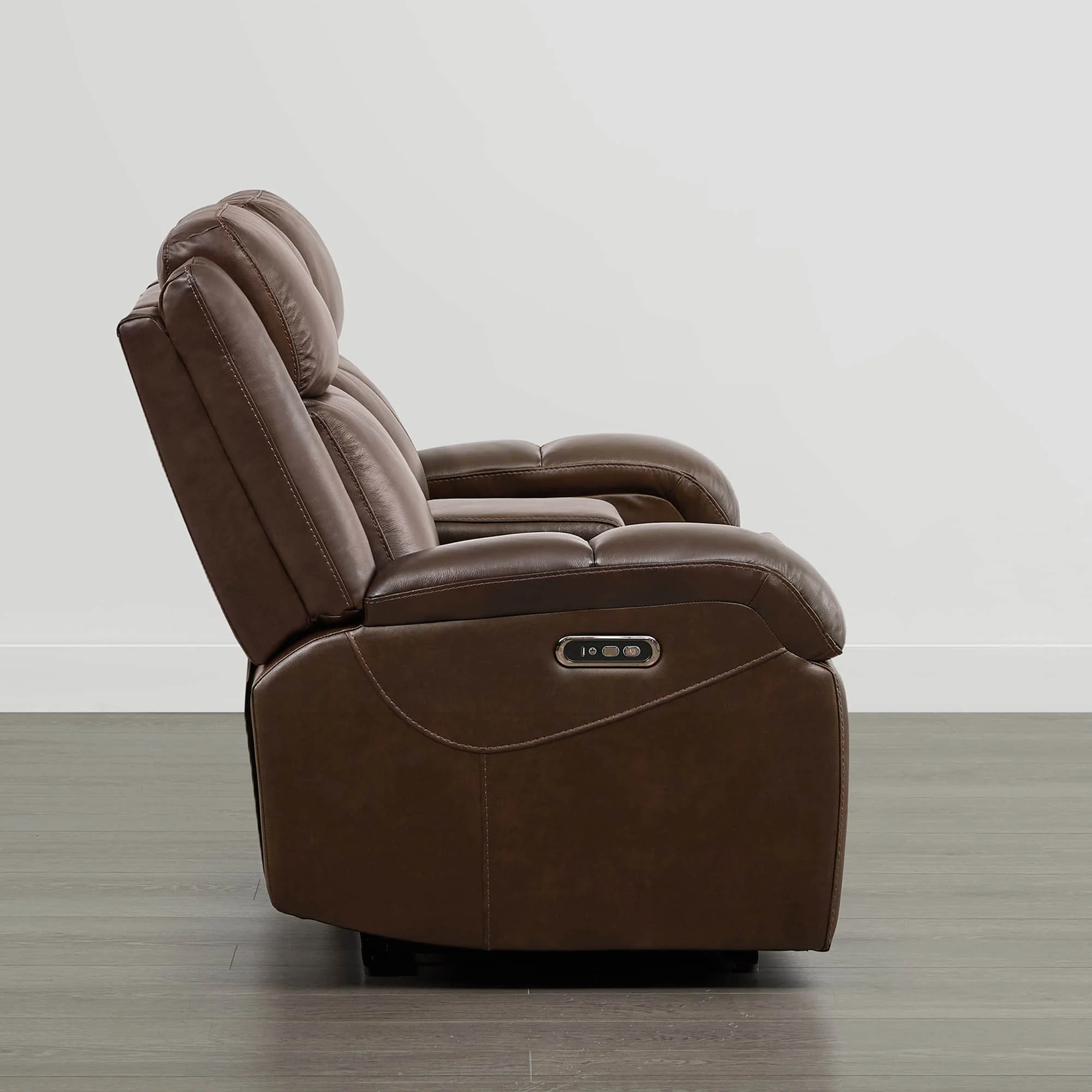 Isaac Genuine Leather Wall Hugger Power Reclining Sofa with Power Headrest - Image 54