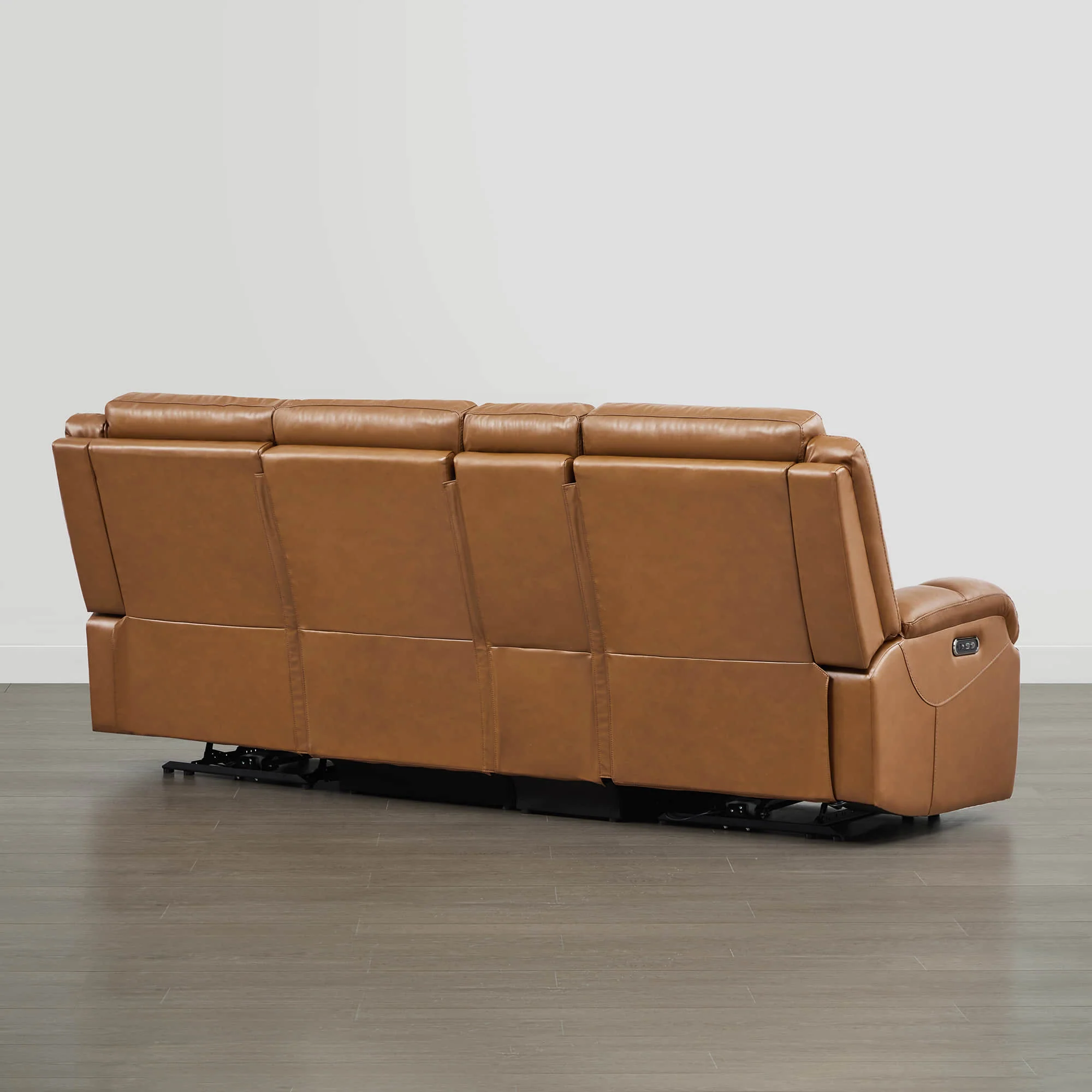 Isaac Genuine Leather Wall Hugger Power Reclining Sofa with Power Headrest - Image 57
